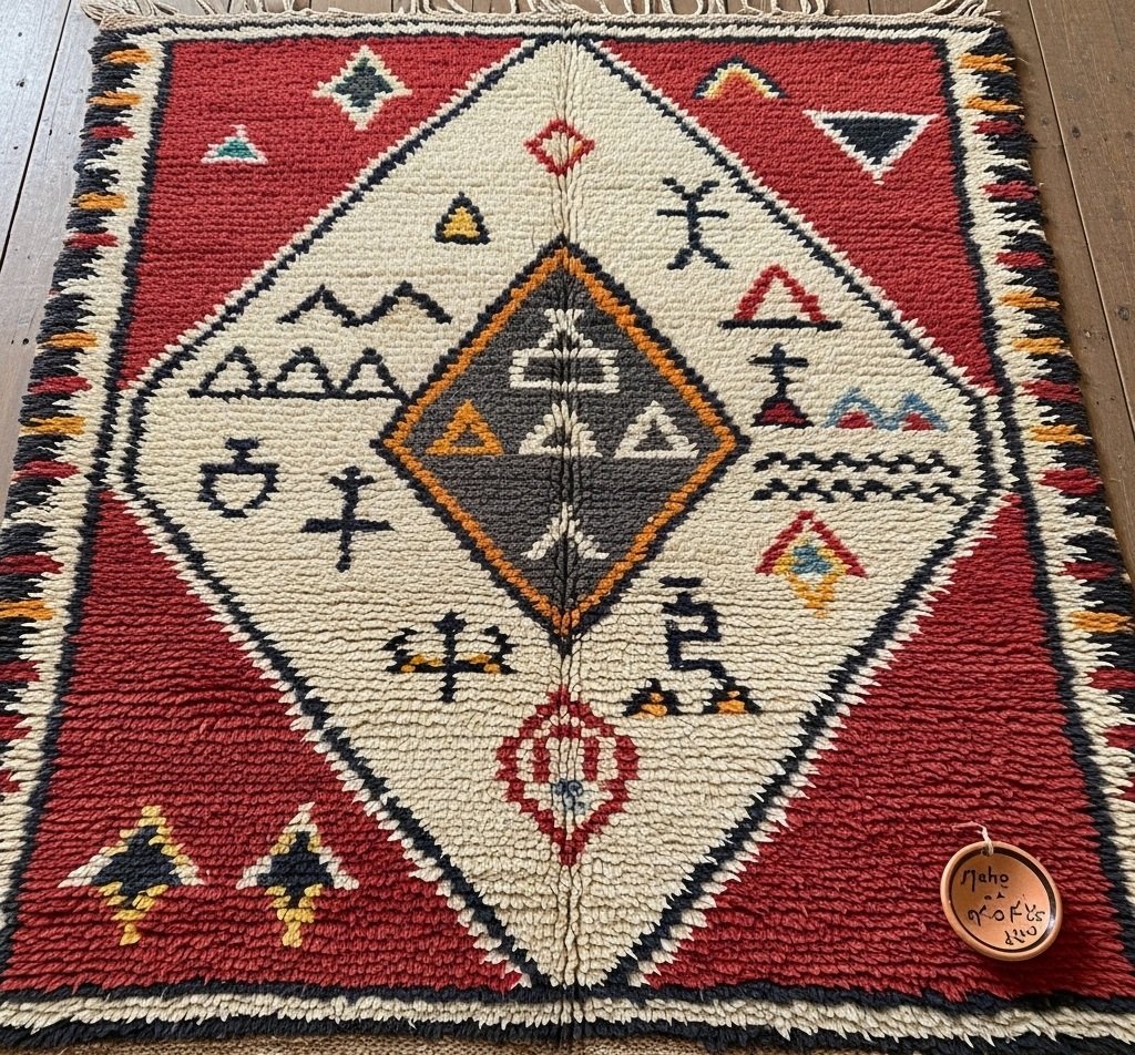 More Than a Pattern: A Guide to the Hidden Symbols and Meanings in Moroccan Berber Rugs