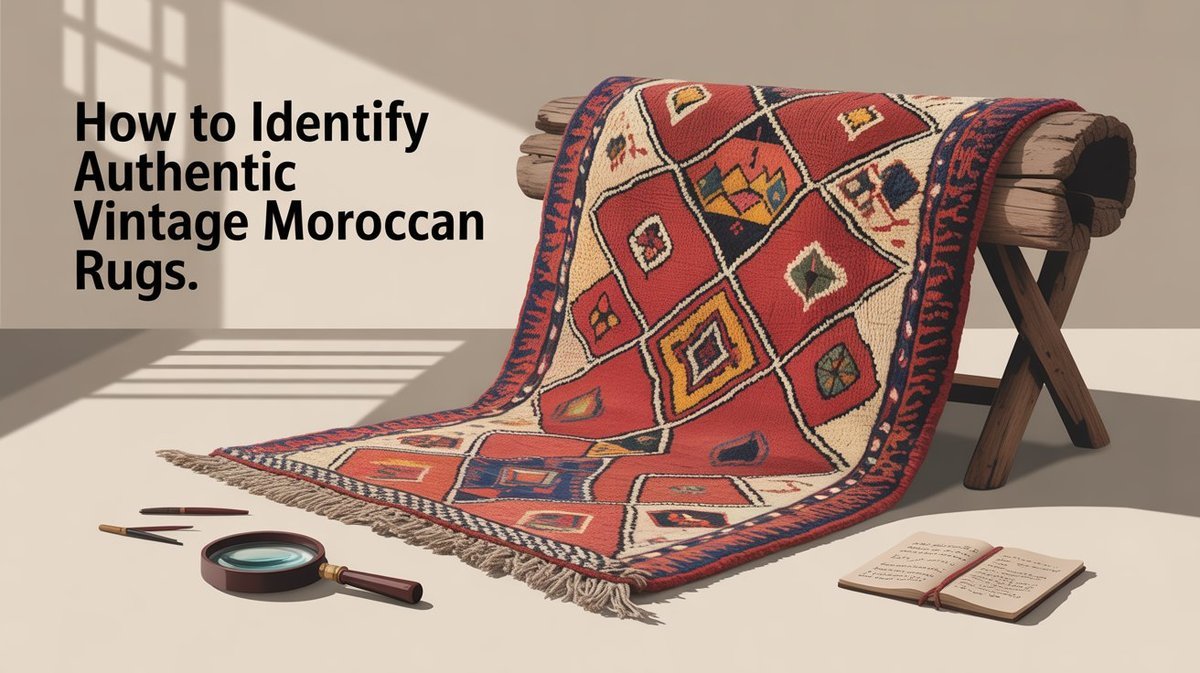 How to Identify Authentic Vintage Moroccan Rugs