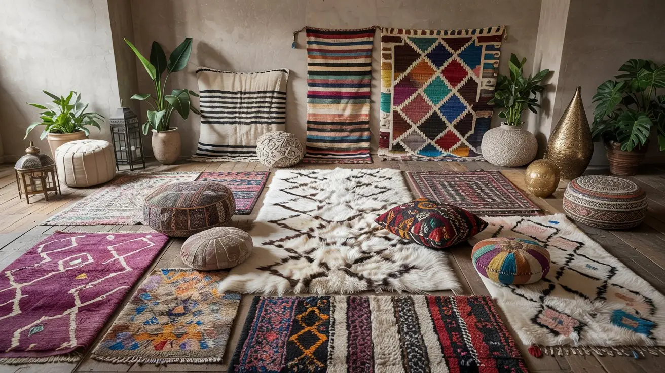 Moroccan boho rug