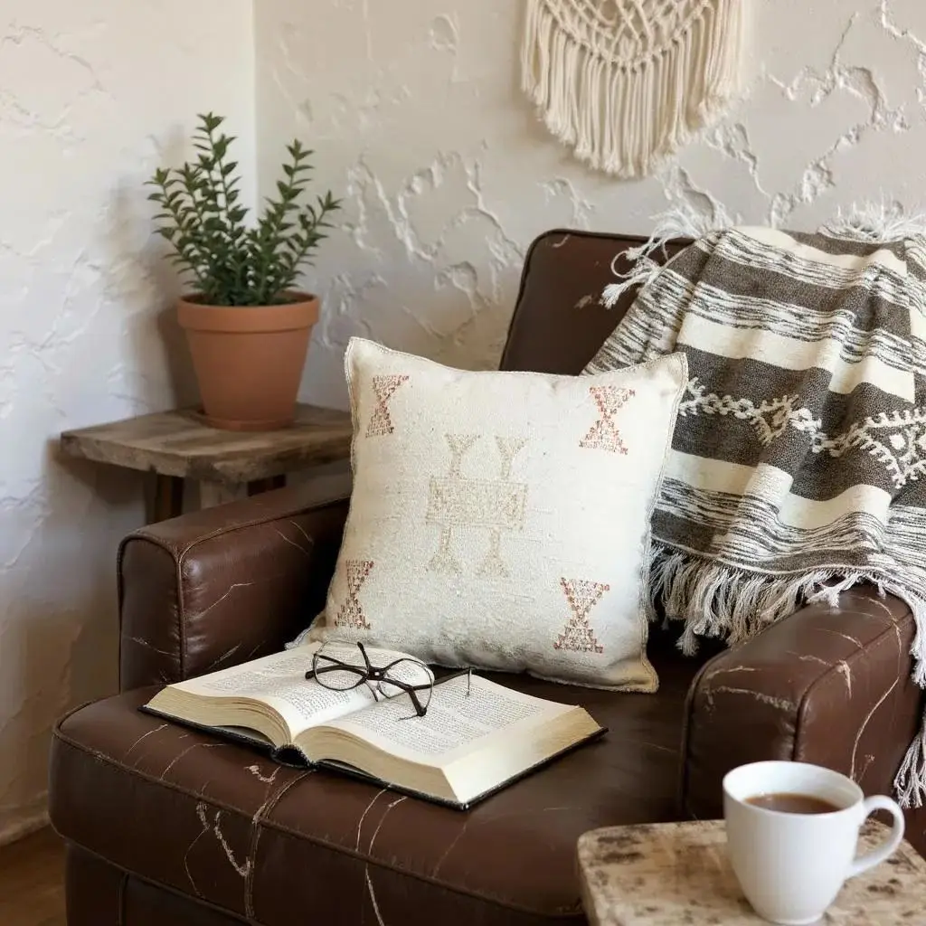 Artisanal Pillows & Handwoven Wool Blankets