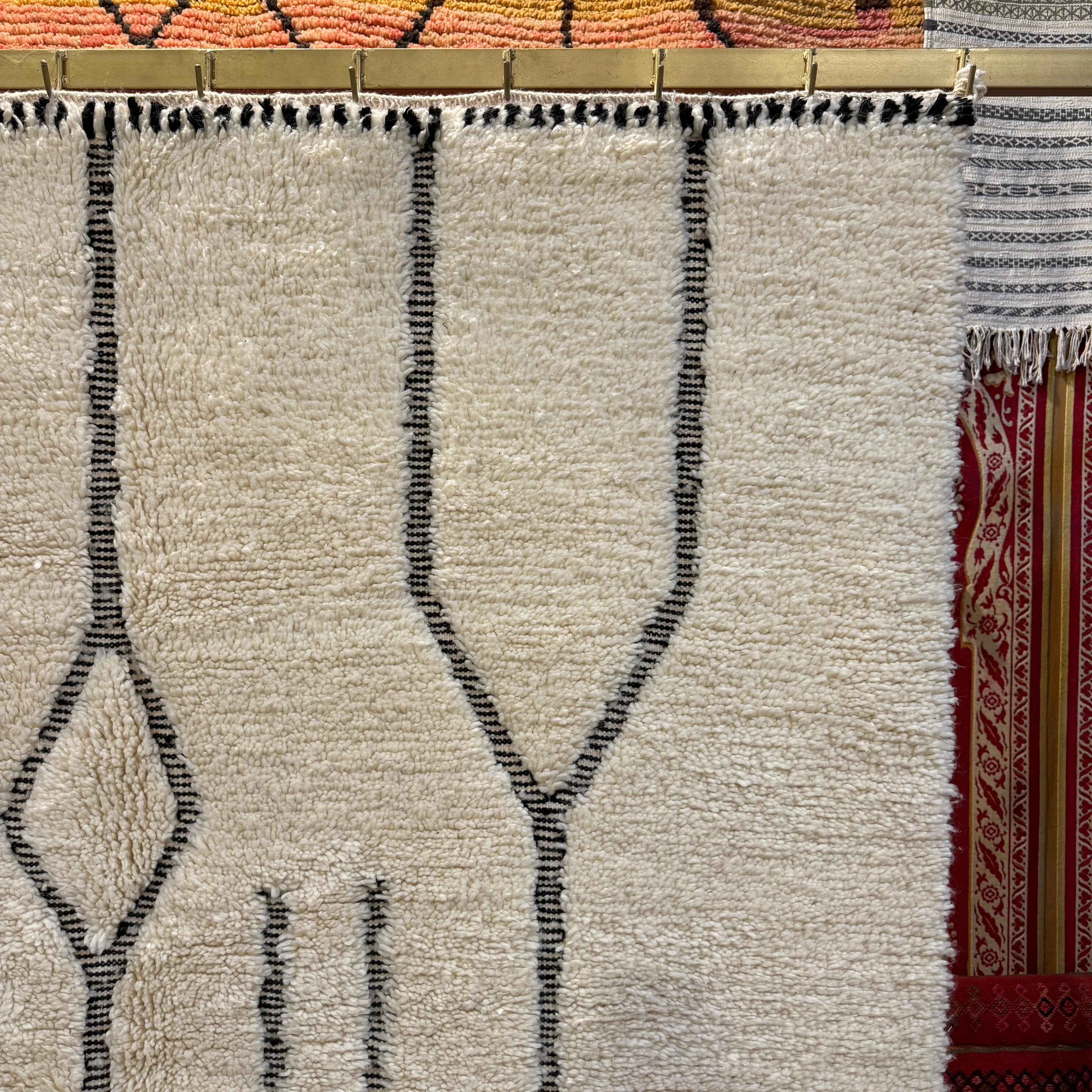 eni ourain rug, Authentic Moroccan Rug, Custom Beni Ourain rug, Beni Large Moroccan Ru
