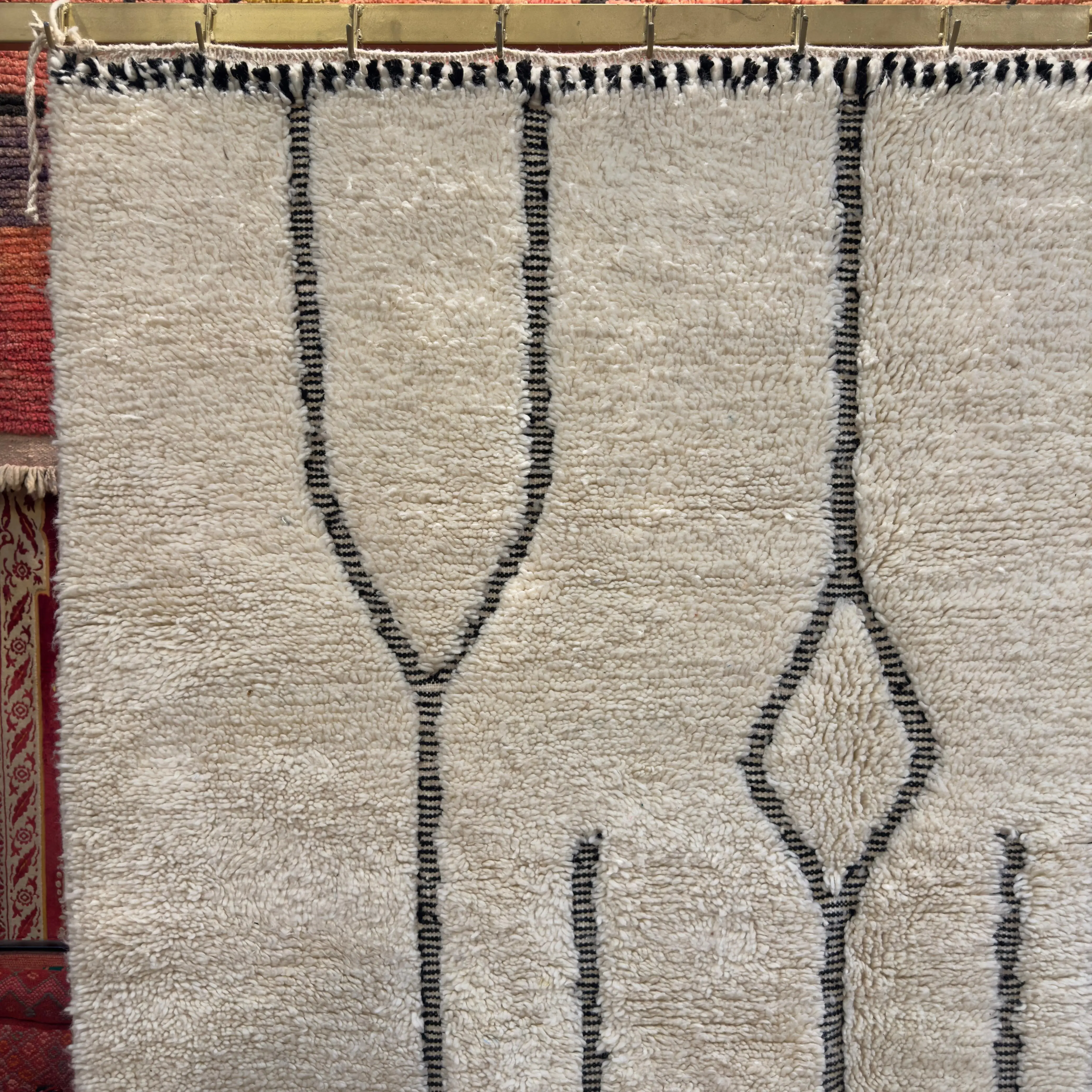 eni ourain rug, Authentic Moroccan Rug, Custom Beni Ourain rug, Beni Large Moroccan Ru
