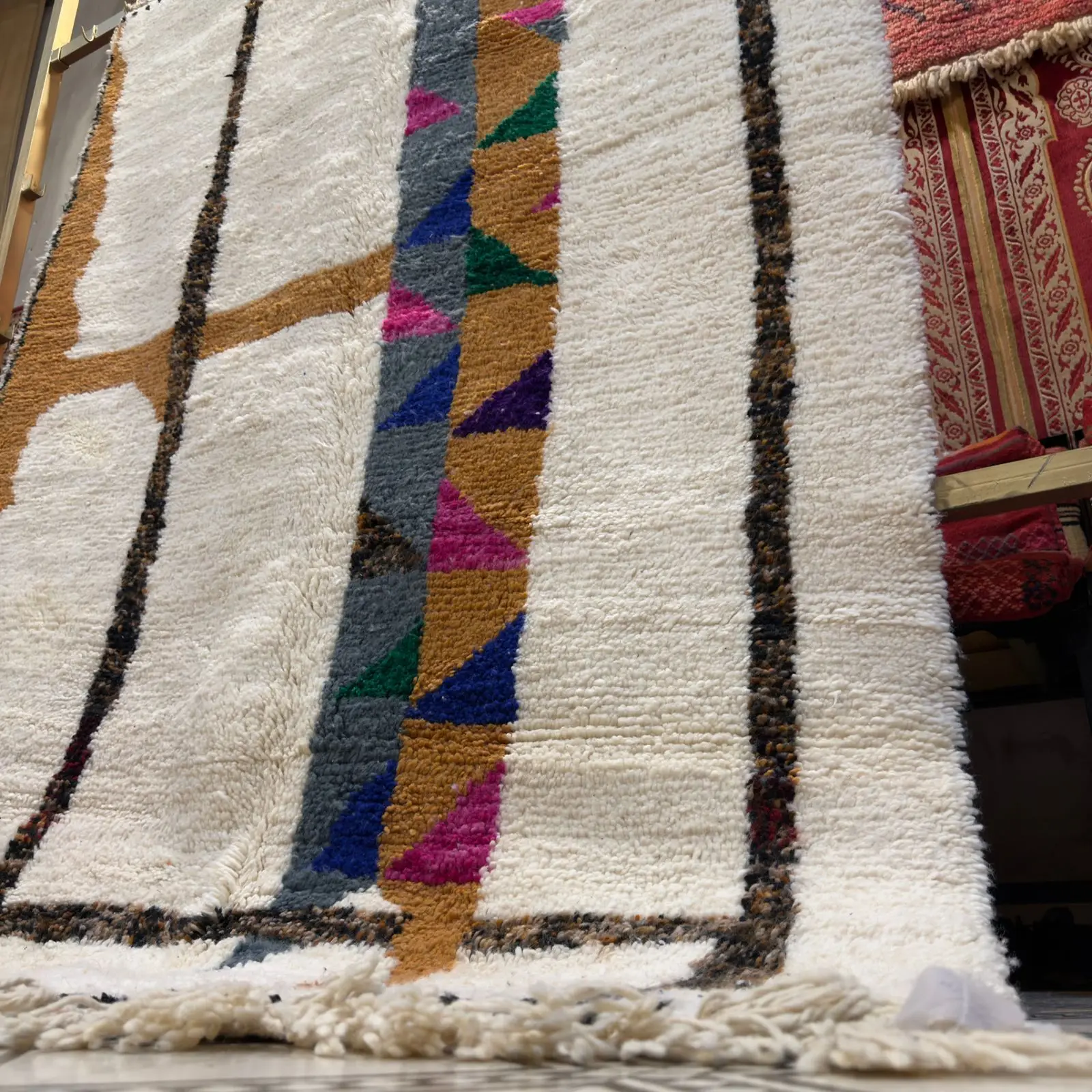 Luxury moroccan Essence Shag Rug Series