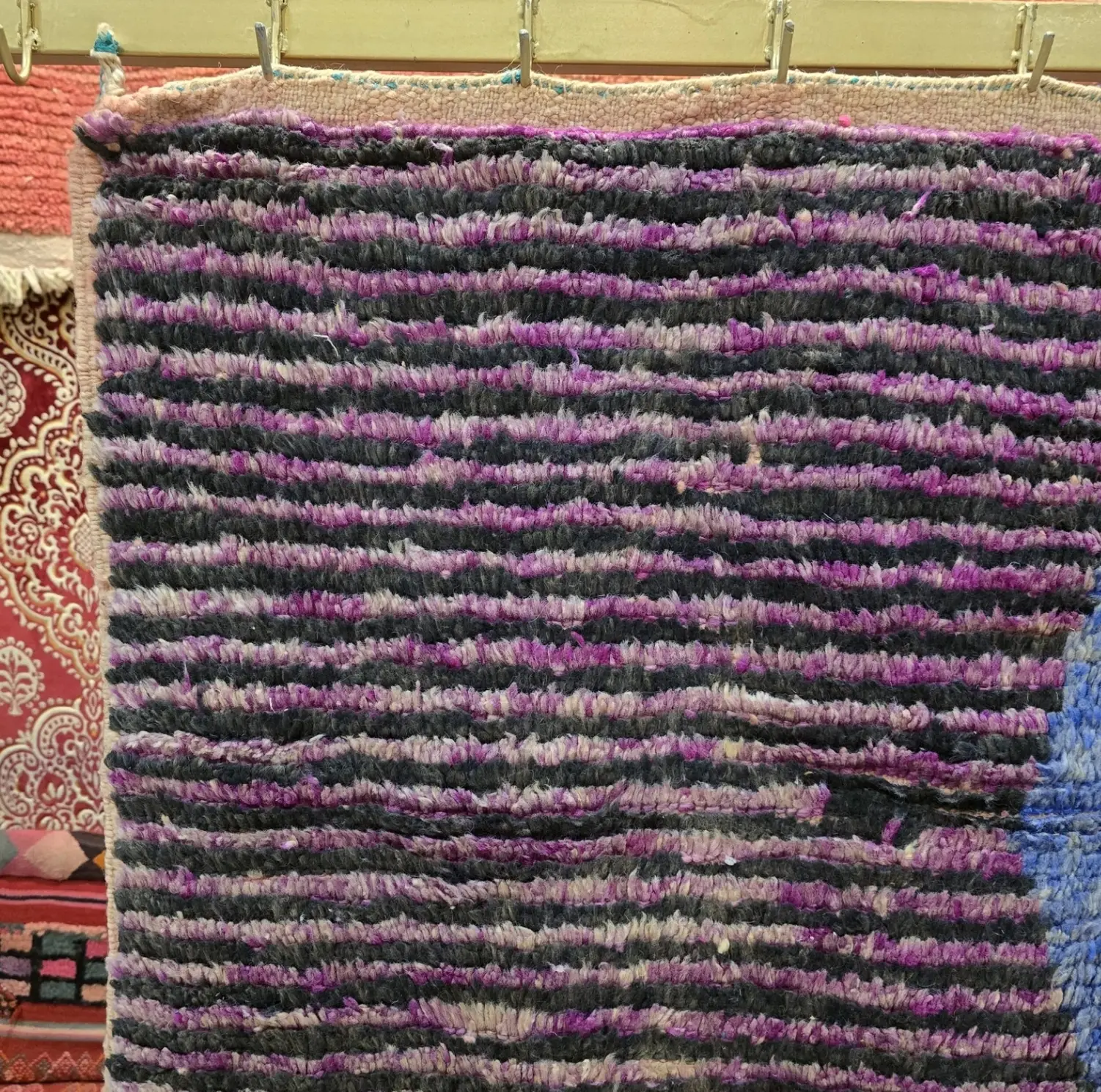 Beni Ourain Rug - Authentic Moroccan Area Rug in Wool | Handmade Berber Carpet