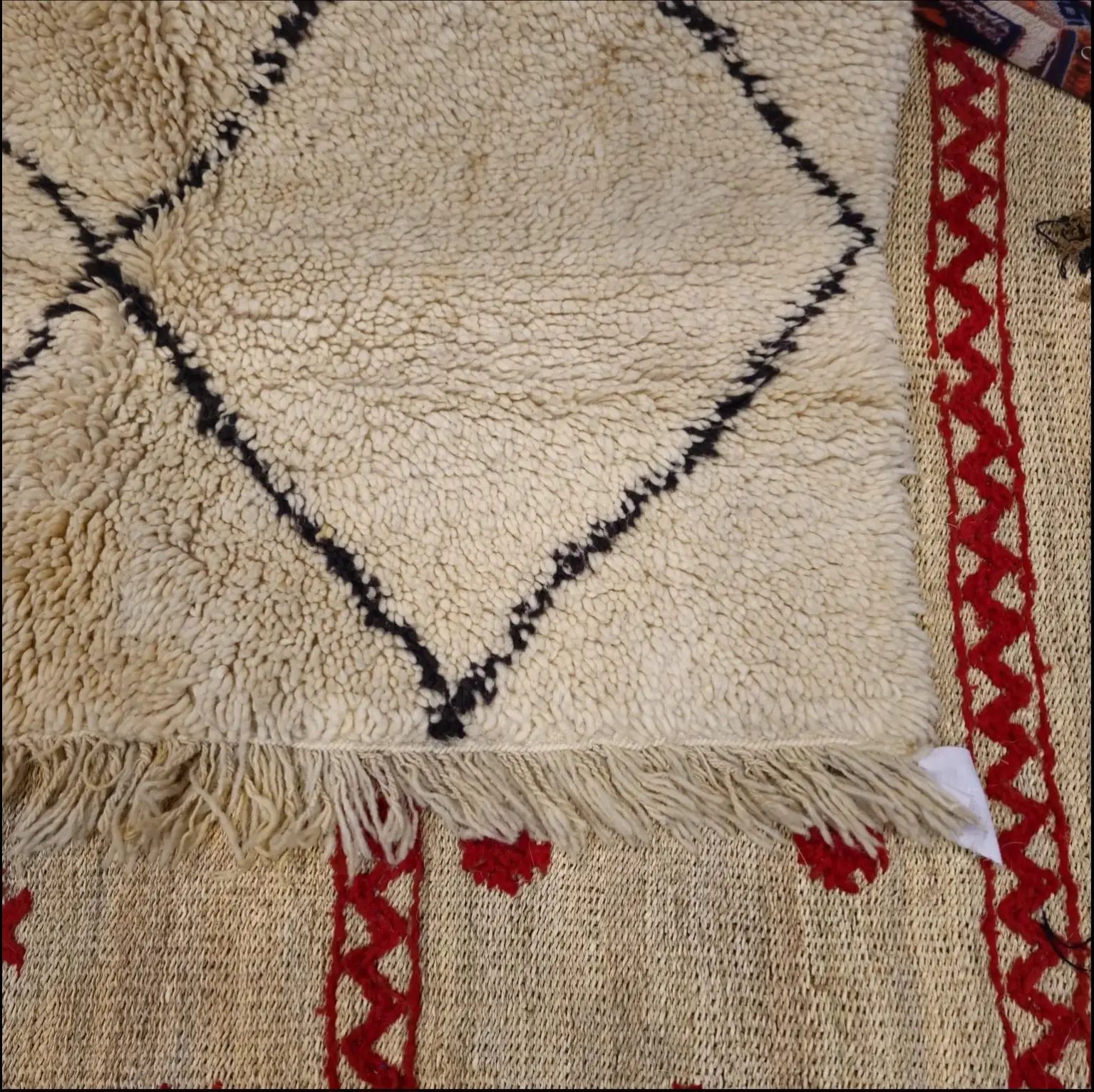 Authentic Beni Ourain Rug | Handwoven Wool Berber Rug | Moroccan Area Carpet for Living Room Elegance