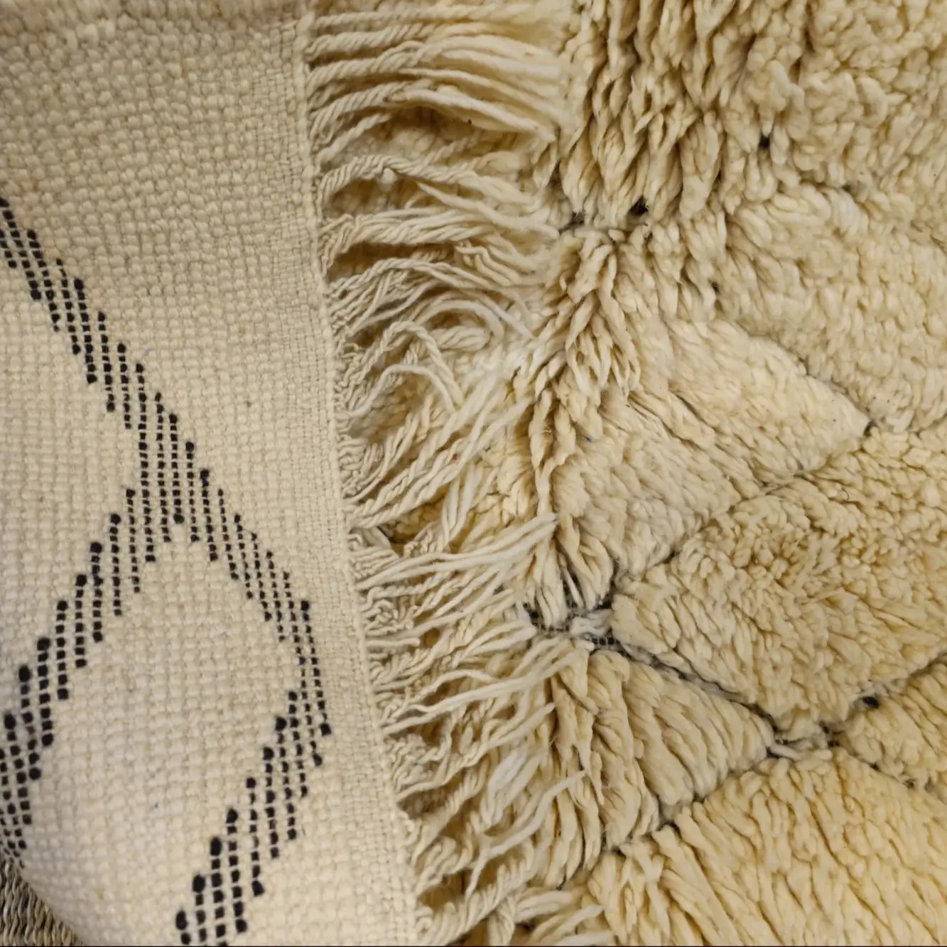 Authentic Beni Ourain Rug | Handwoven Wool Berber Rug | Moroccan Area Carpet for Living Room Elegance