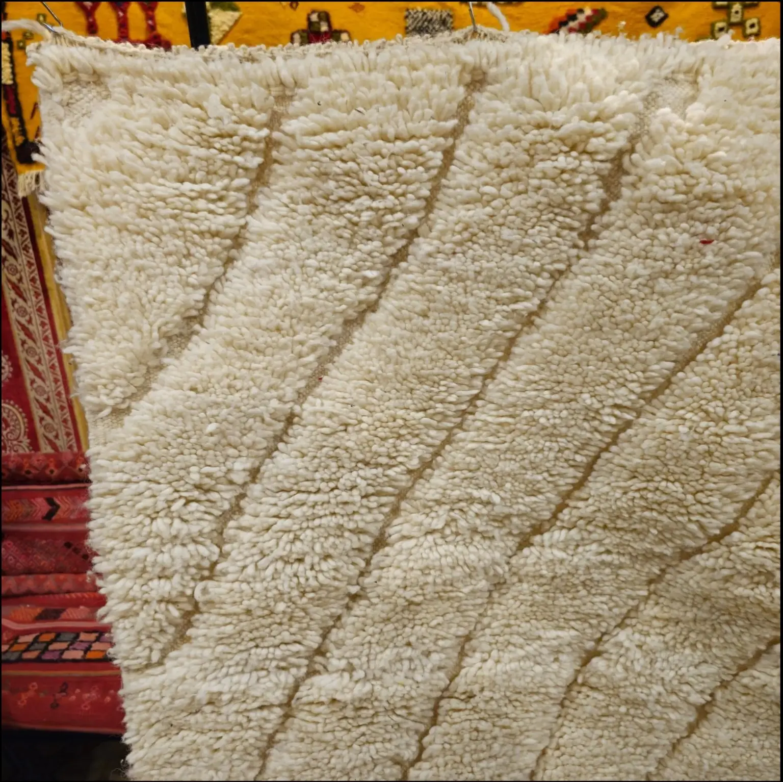 Authentic Beni Ourain Rug | Handwoven Wool Berber Rug | Moroccan Area Carpet for Living Room Elegance