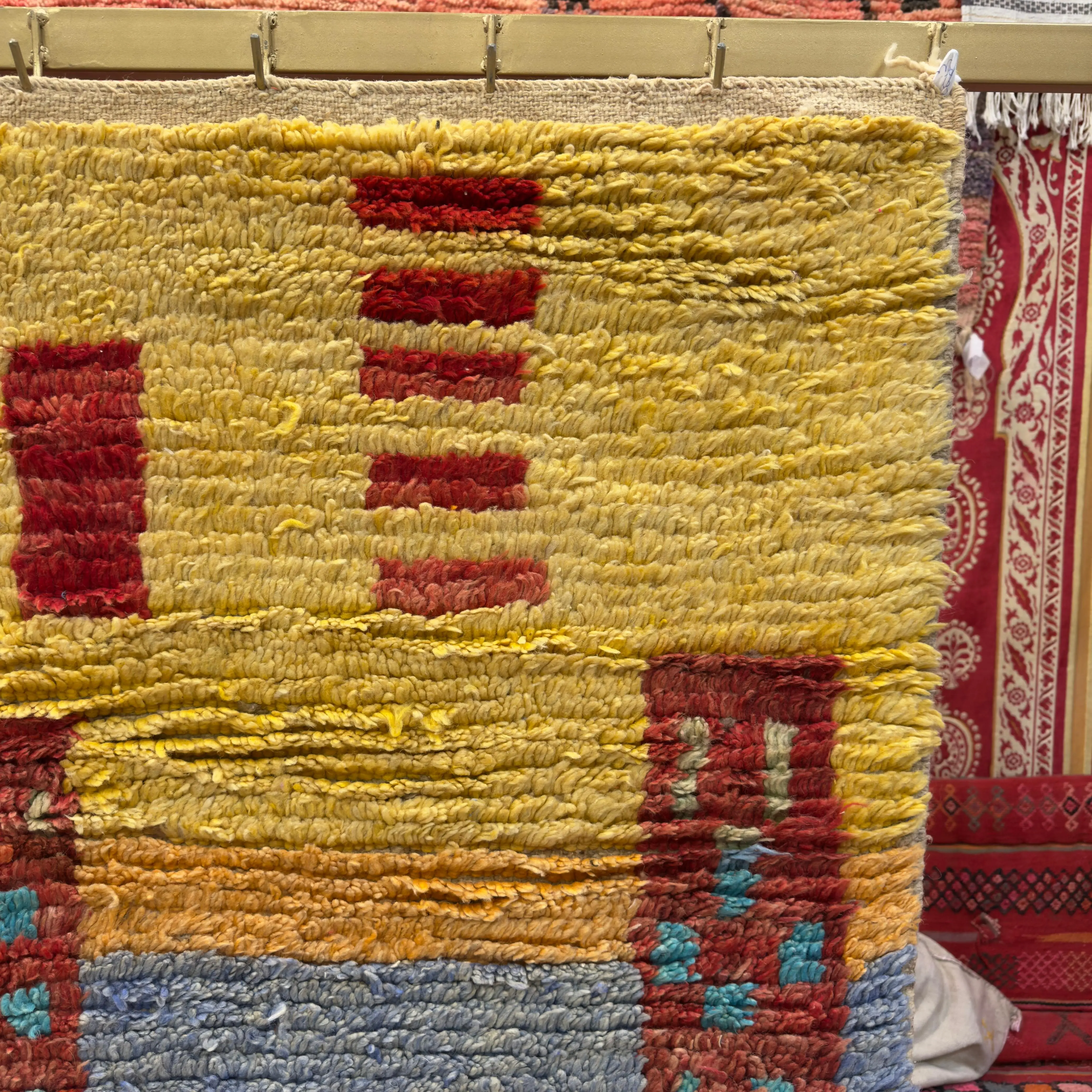 Authentic Beni Ourain Rug - Unique Handcrafted Piece with Berber Motifs