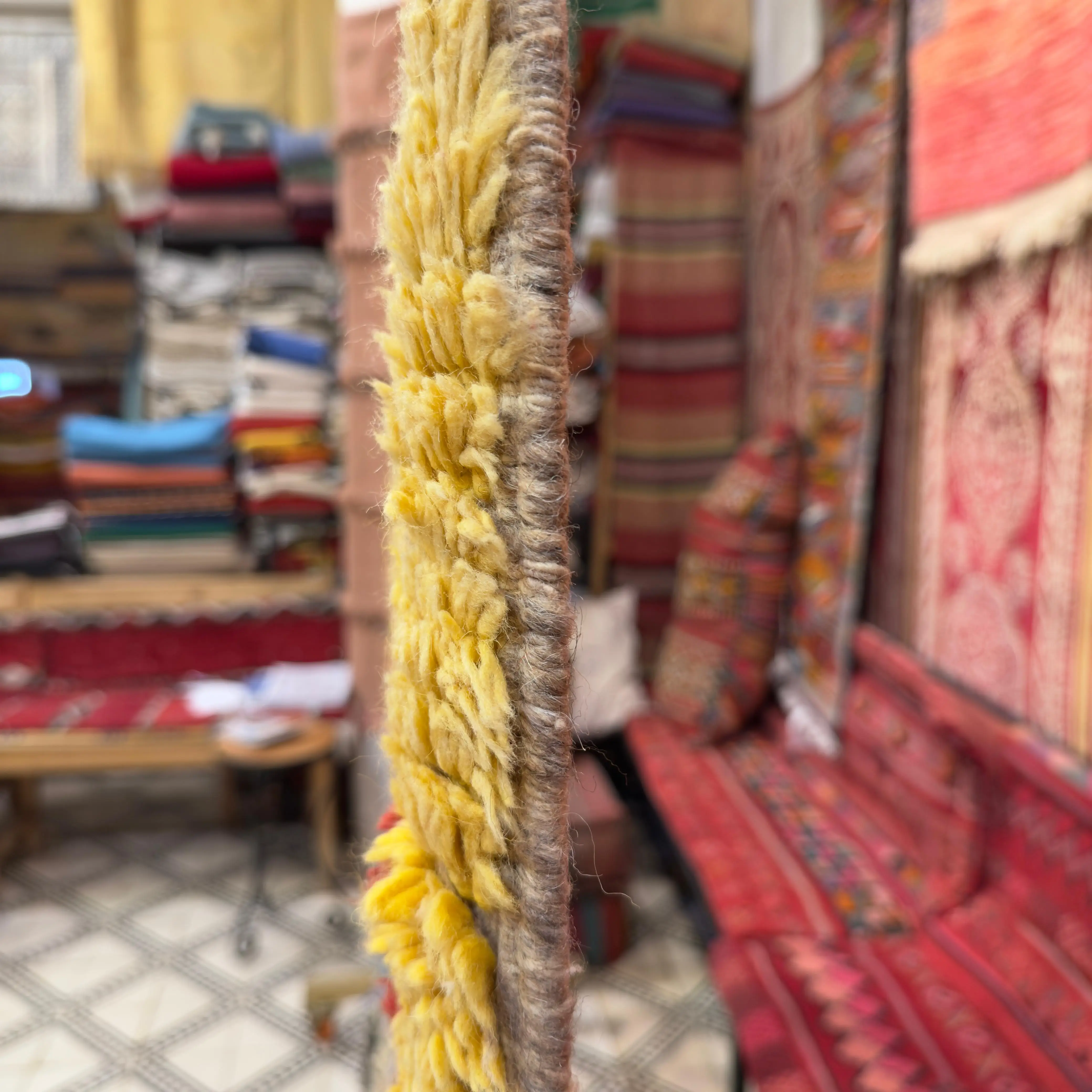 Authentic Beni Ourain Rug - Unique Handcrafted Piece with Berber Motifs