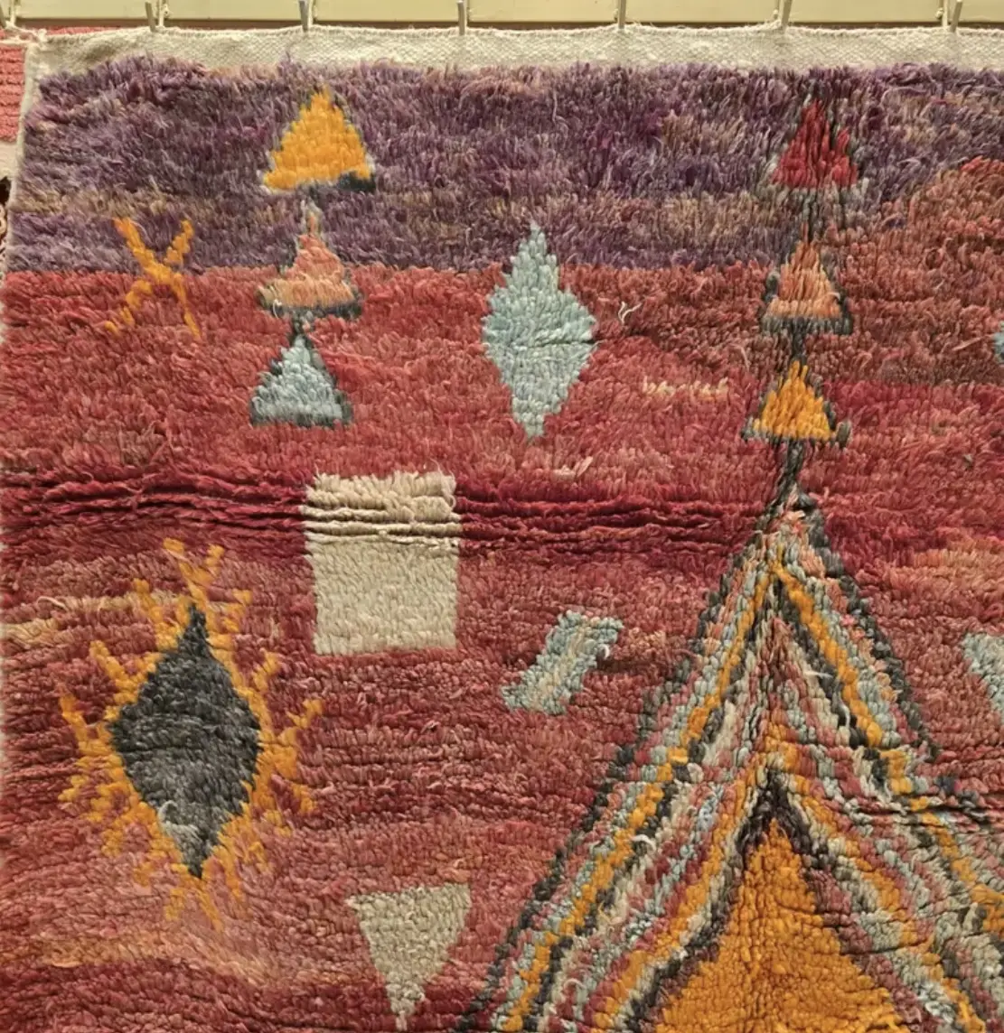 Beni Ourain Rug | Handmade Moroccan Wool Carpet | Authentic Berber Craftsmanship