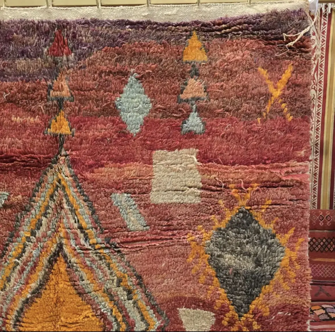 Beni Ourain Rug | Handmade Moroccan Wool Carpet | Authentic Berber Craftsmanship