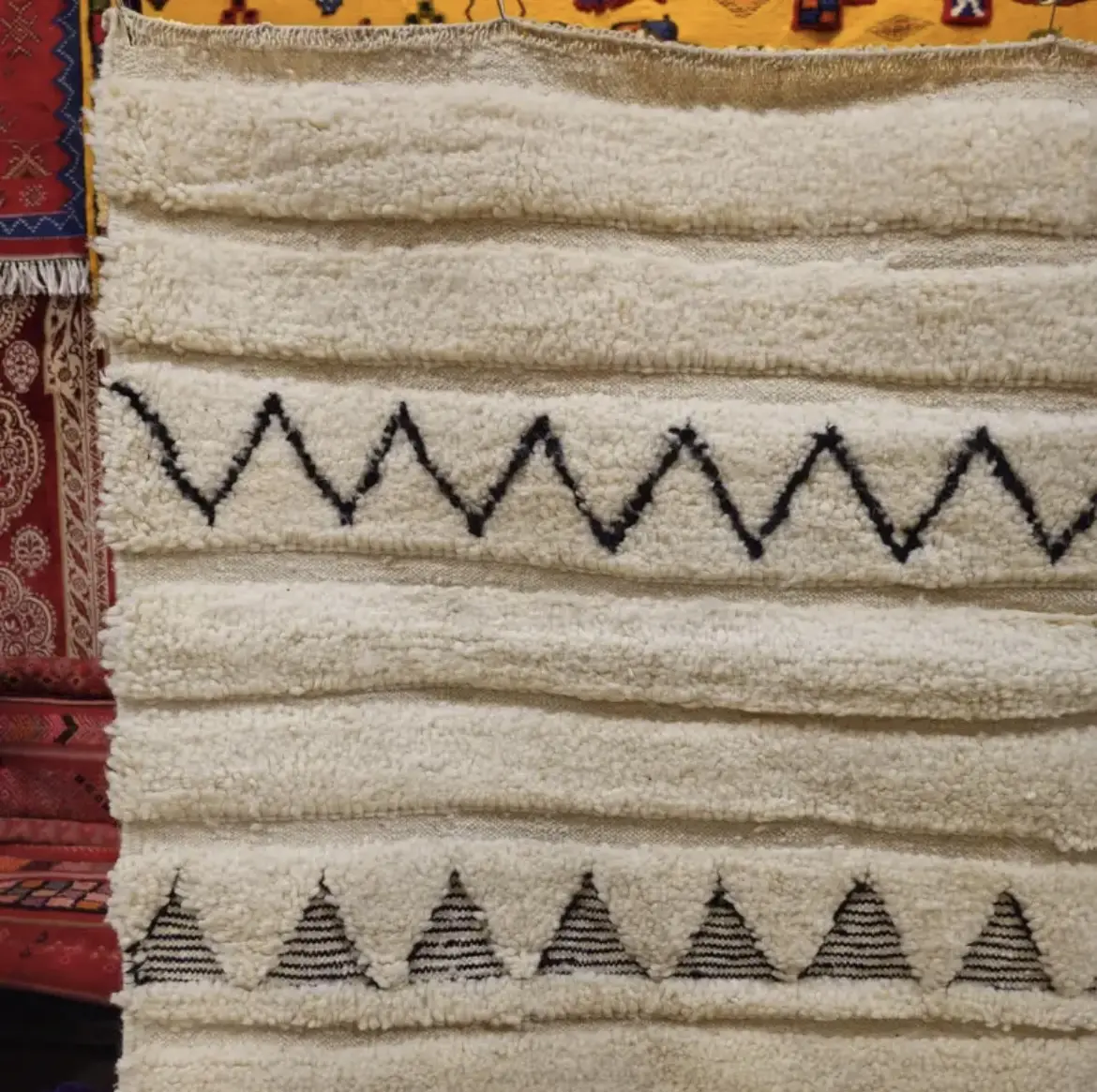 Authentic Beni Ourain Rug | Handwoven Wool Berber Rug | Moroccan Area Carpet for Living Room Elegance