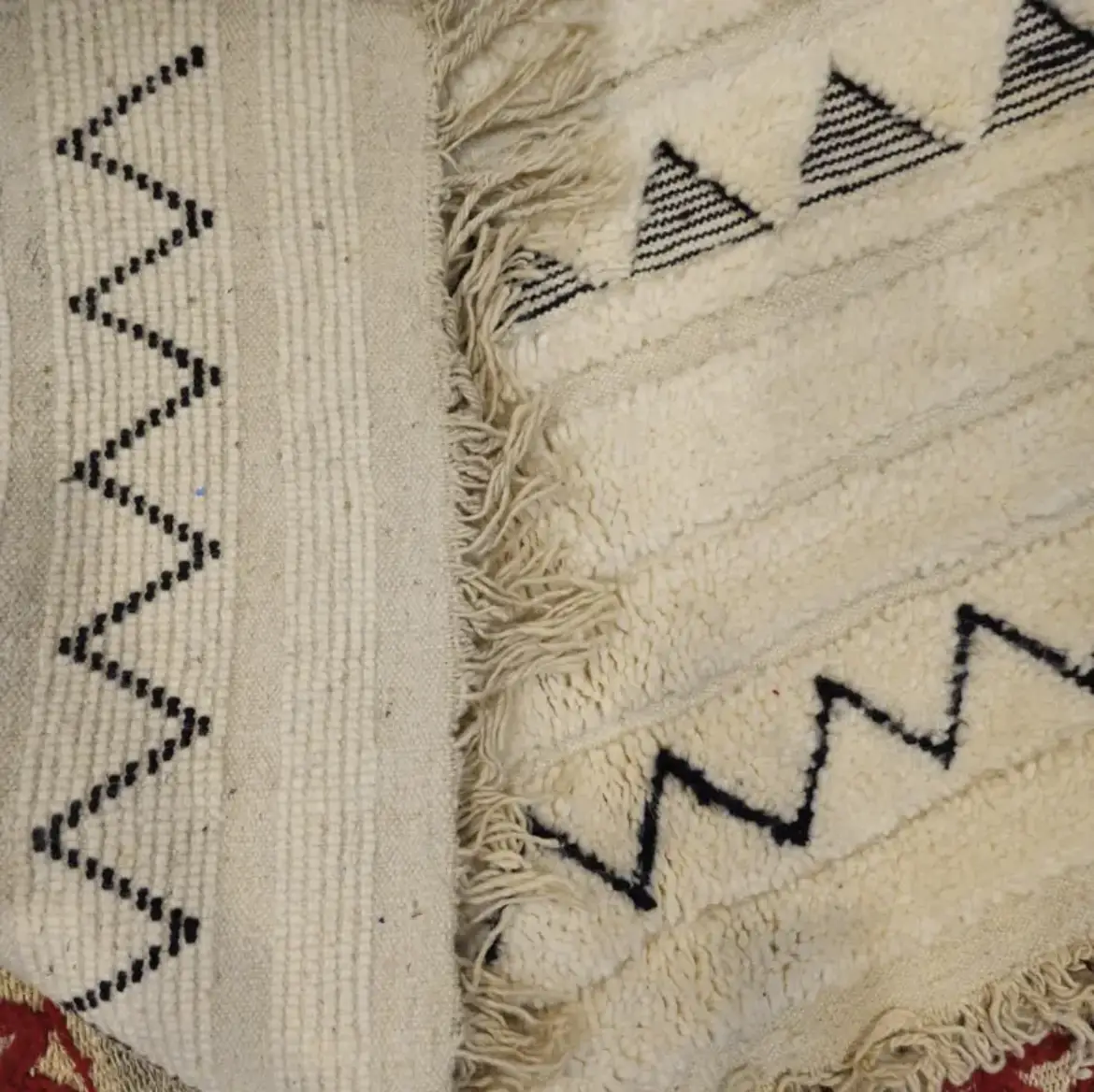 Authentic Beni Ourain Rug | Handwoven Wool Berber Rug | Moroccan Area Carpet for Living Room Elegance