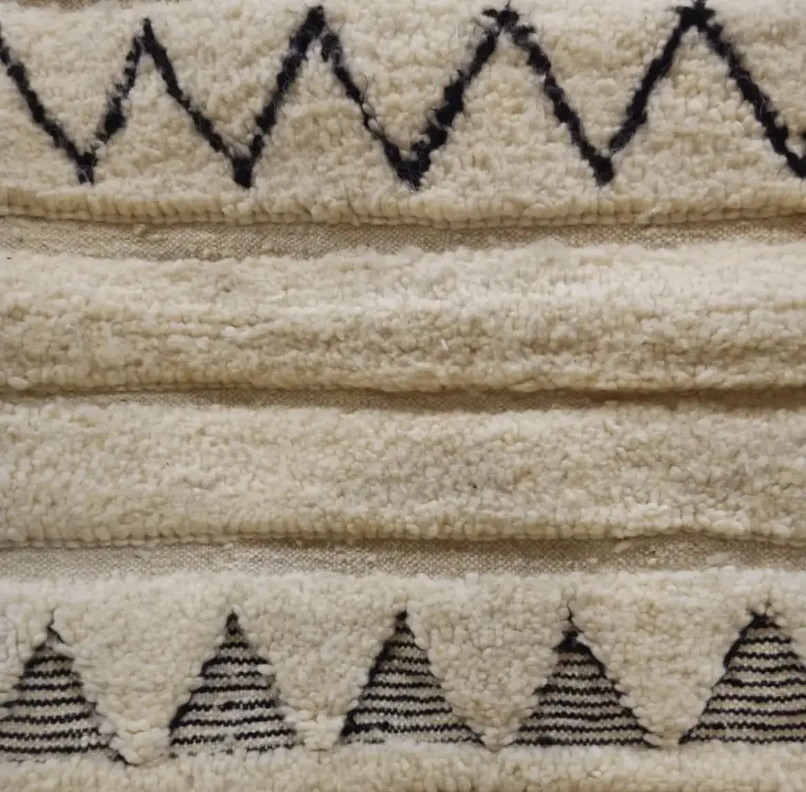 Authentic Beni Ourain Rug | Handwoven Wool Berber Rug | Moroccan Area Carpet for Living Room Elegance
