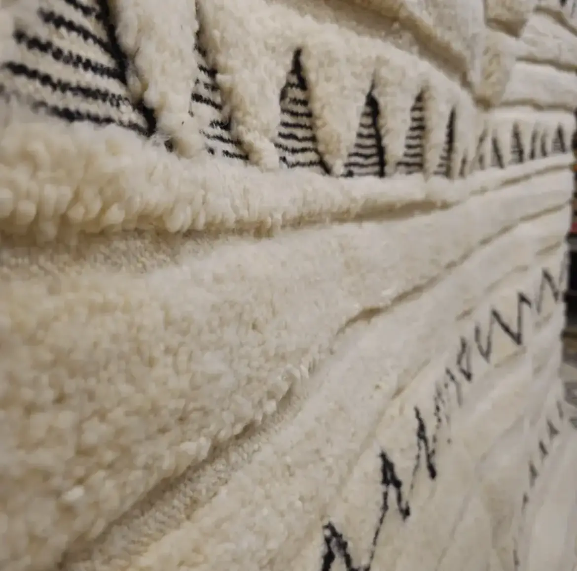 Authentic Beni Ourain Rug | Handwoven Wool Berber Rug | Moroccan Area Carpet for Living Room Elegance