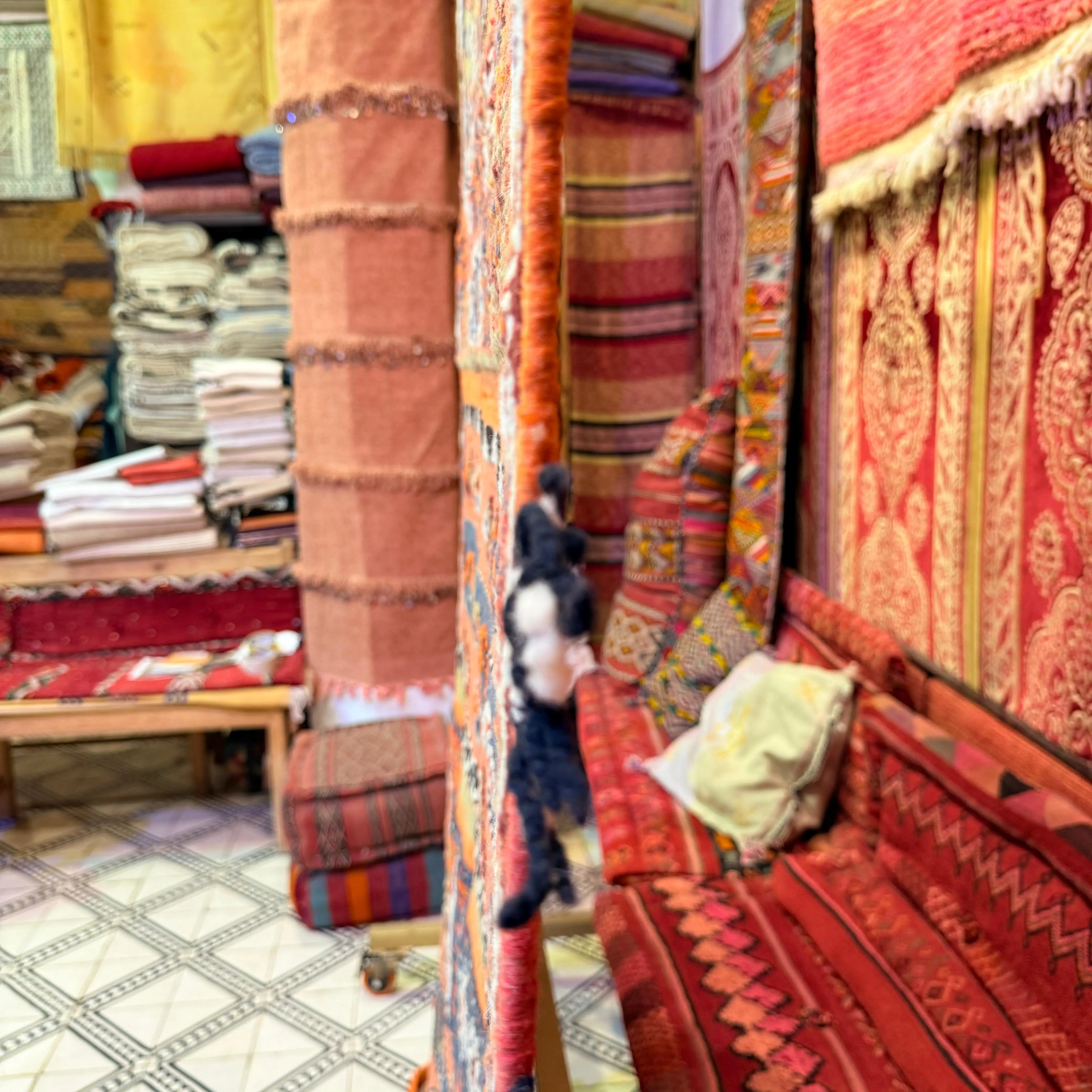 "Handmade Moroccan Berber Rug | Unique Custom Wool Carpet with Vibrant Embroidery & Traditional Patterns