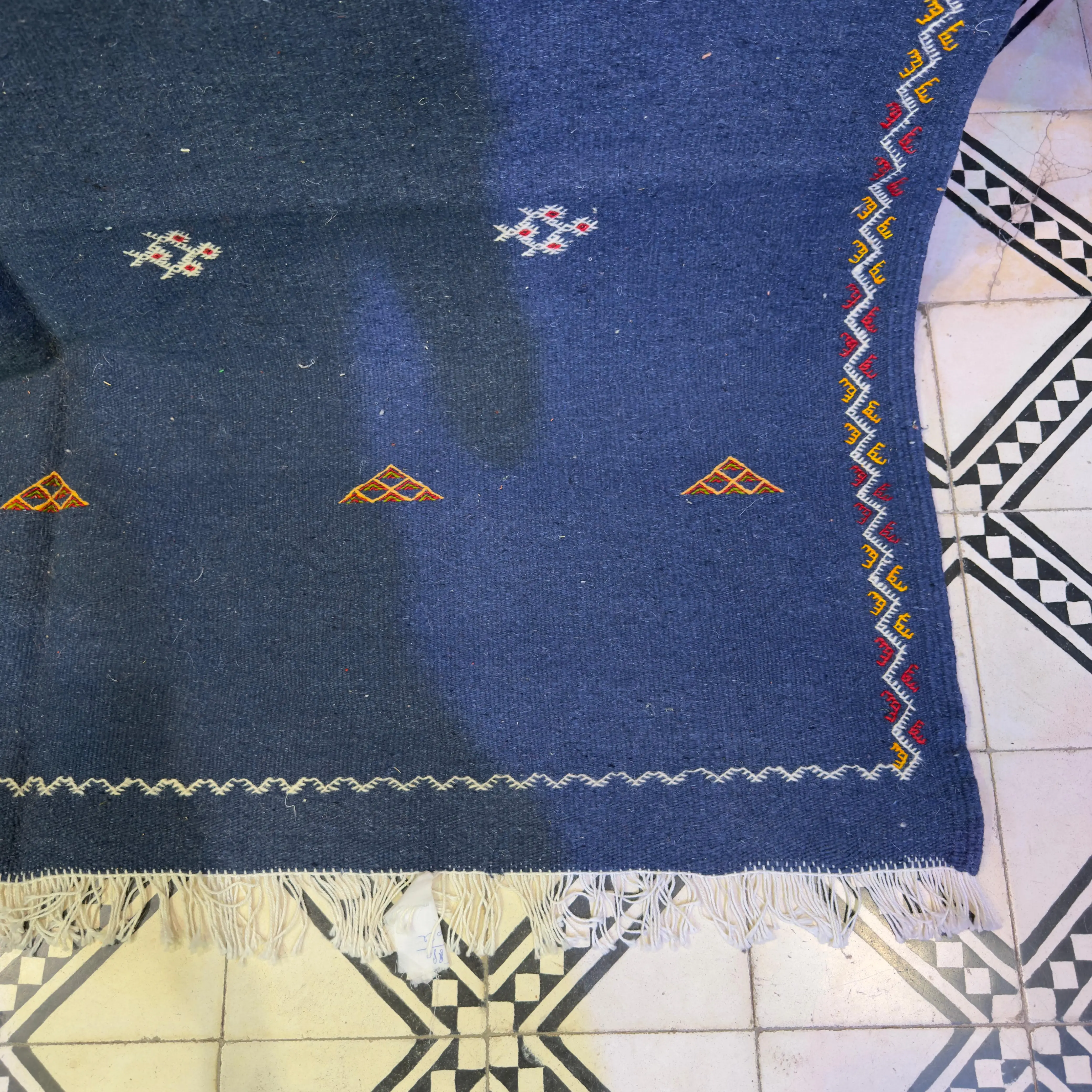 Authentic Moroccan Berber Rug | Handwoven Wool Carpet | Traditional Berber Weaving