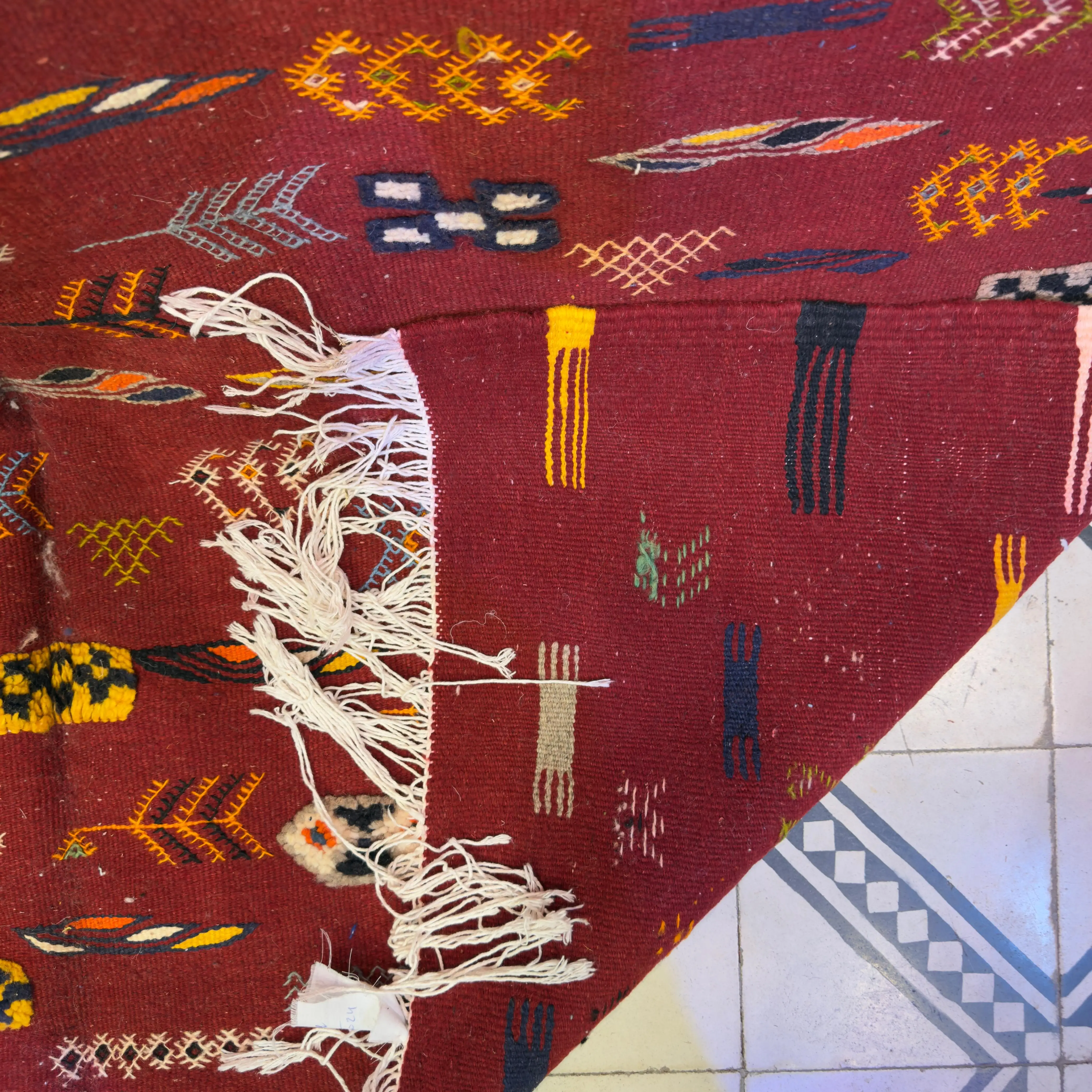 Authentic Berber Style Rug | Moroccan Wool Carpet | Handwoven Berber Rugs for Living Room
