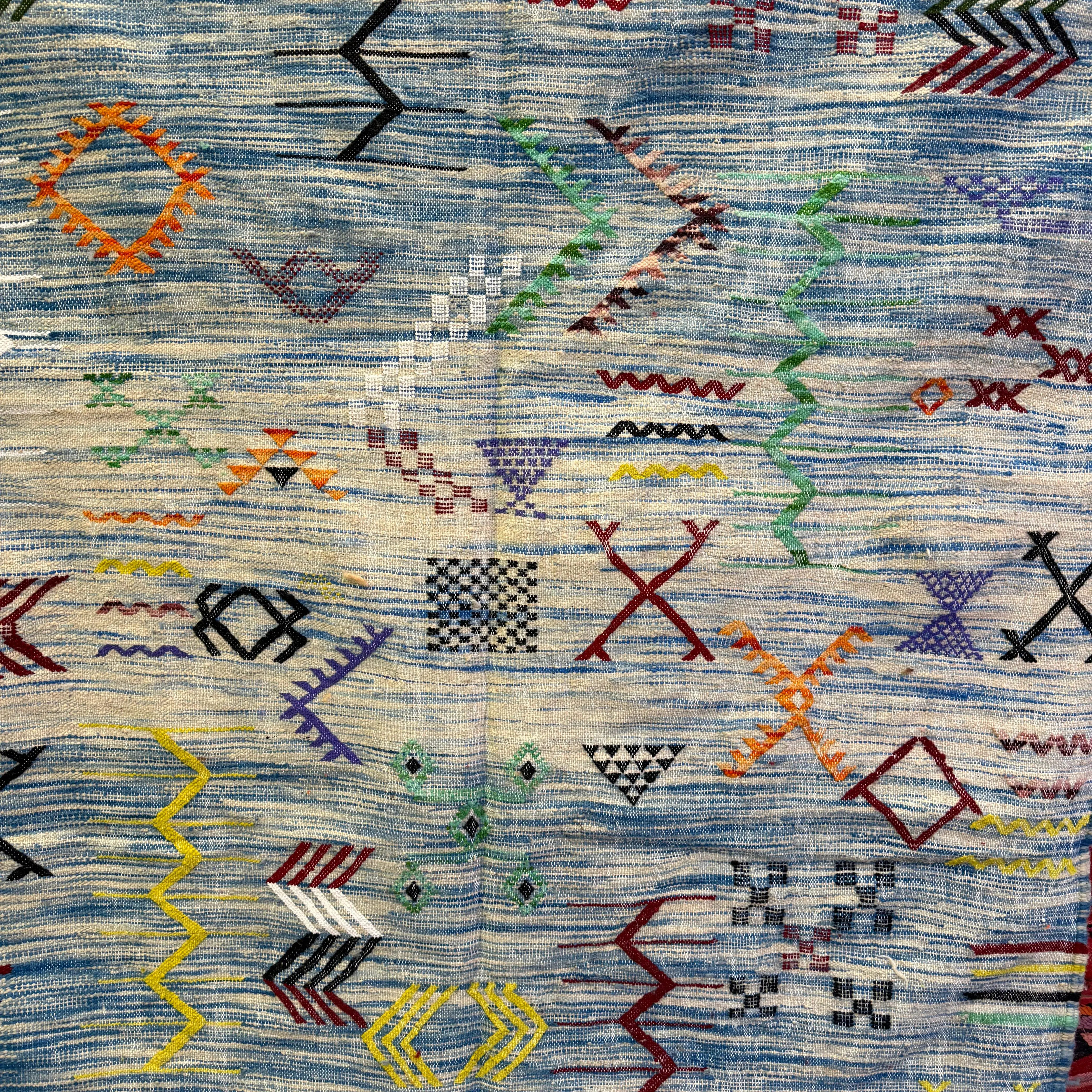 Moroccan Boujaad Berber Rug | Artisan Wool Carpet | Timeless Tribal Elegance