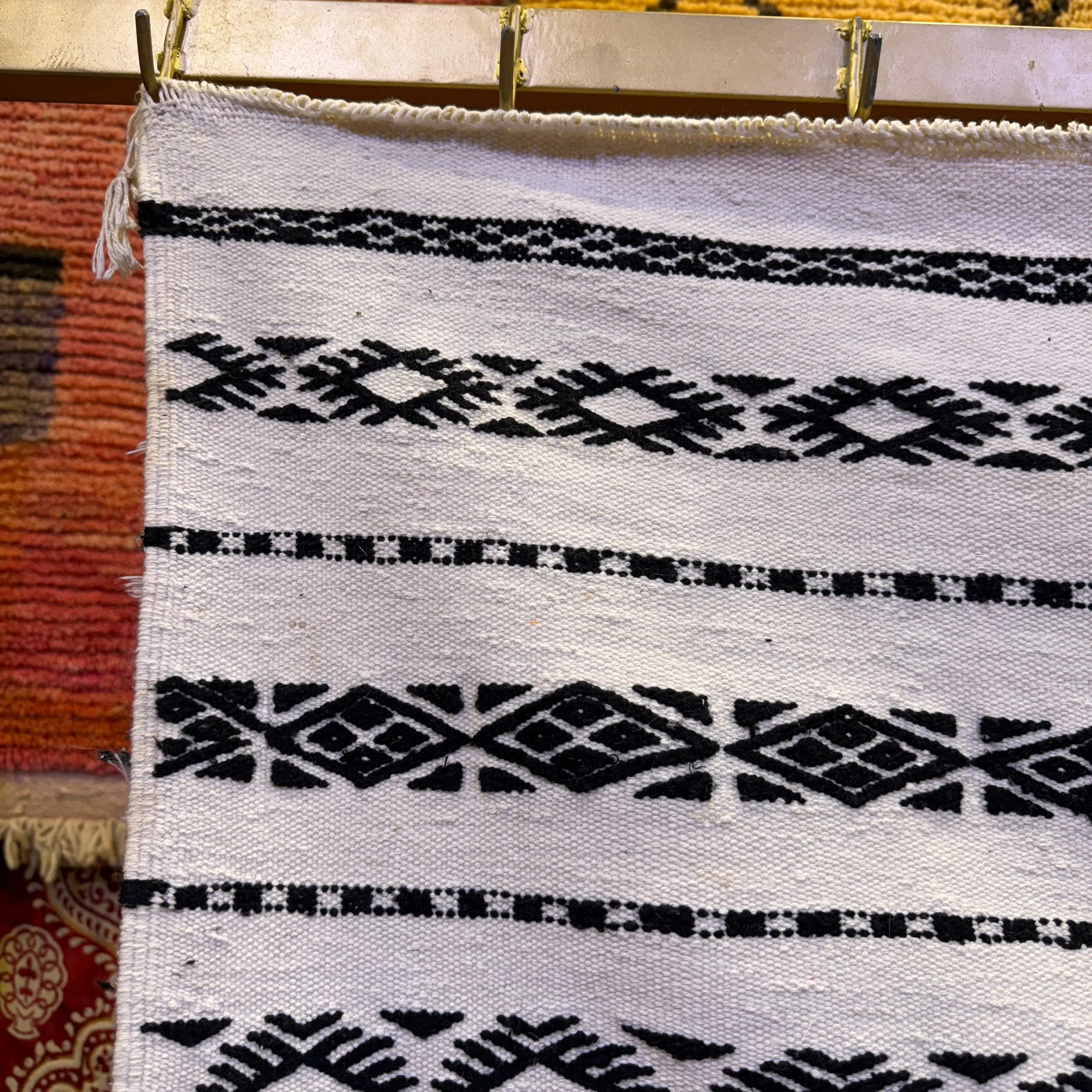 Vintage Kilim Rug | Custom Flatweave Kilim Carpet | Handwoven Moroccan Rug Design
