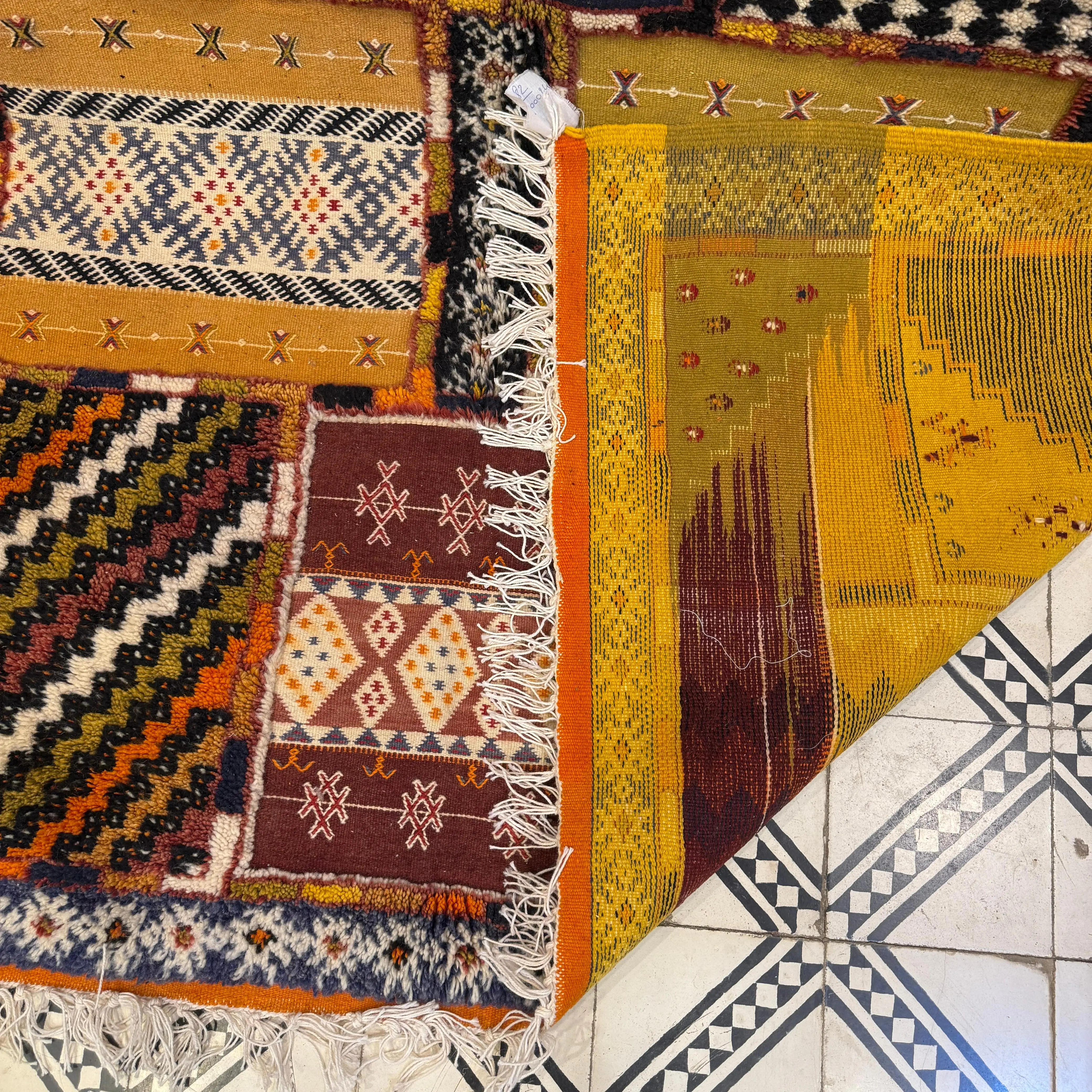 Gorgeous Moroccan Kilim | Multi-Color Berber Rug 300x200 cm | Interior Design Accent