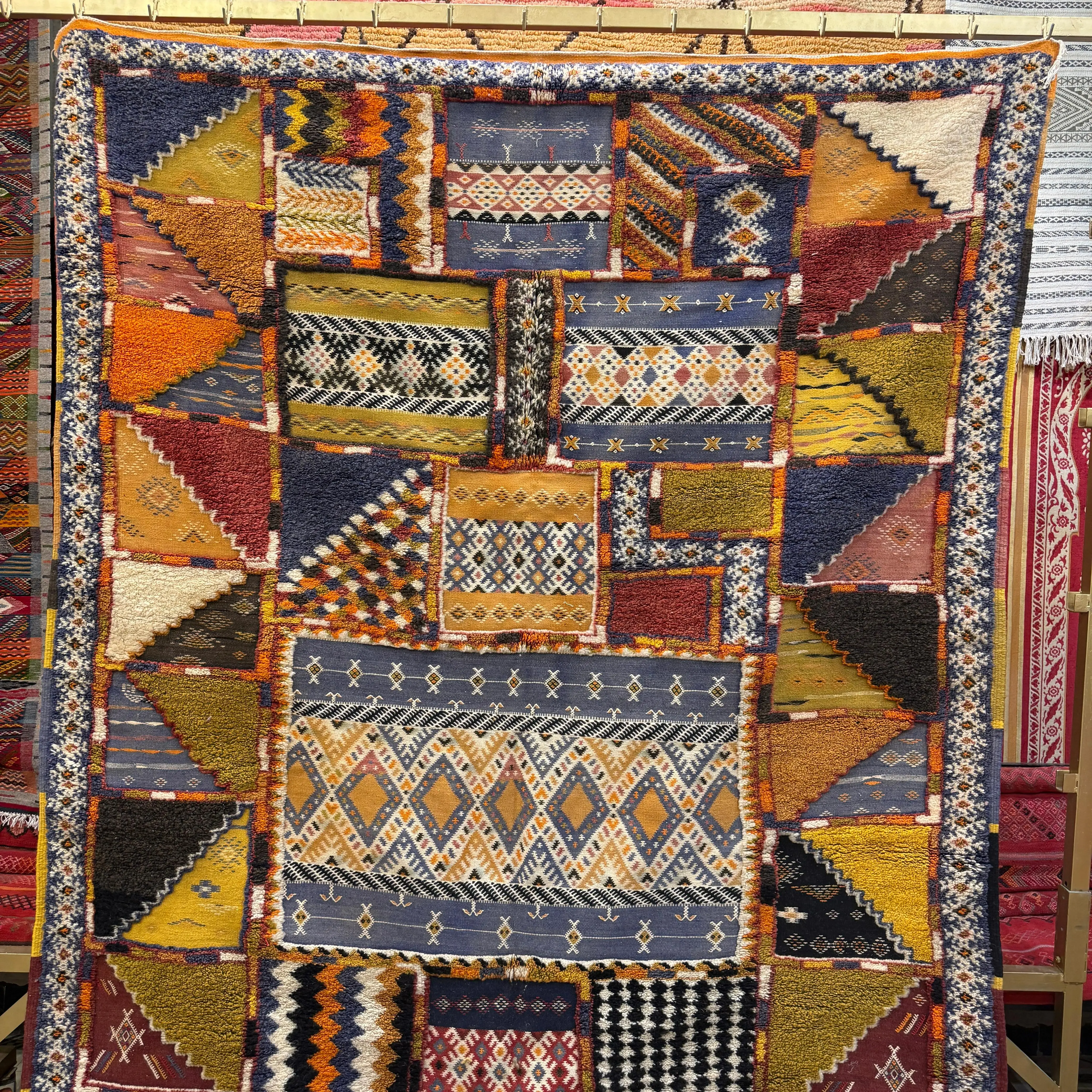Gorgeous Moroccan Kilim | Multi-Color Berber Rug 300x200 cm | Interior Design Accent