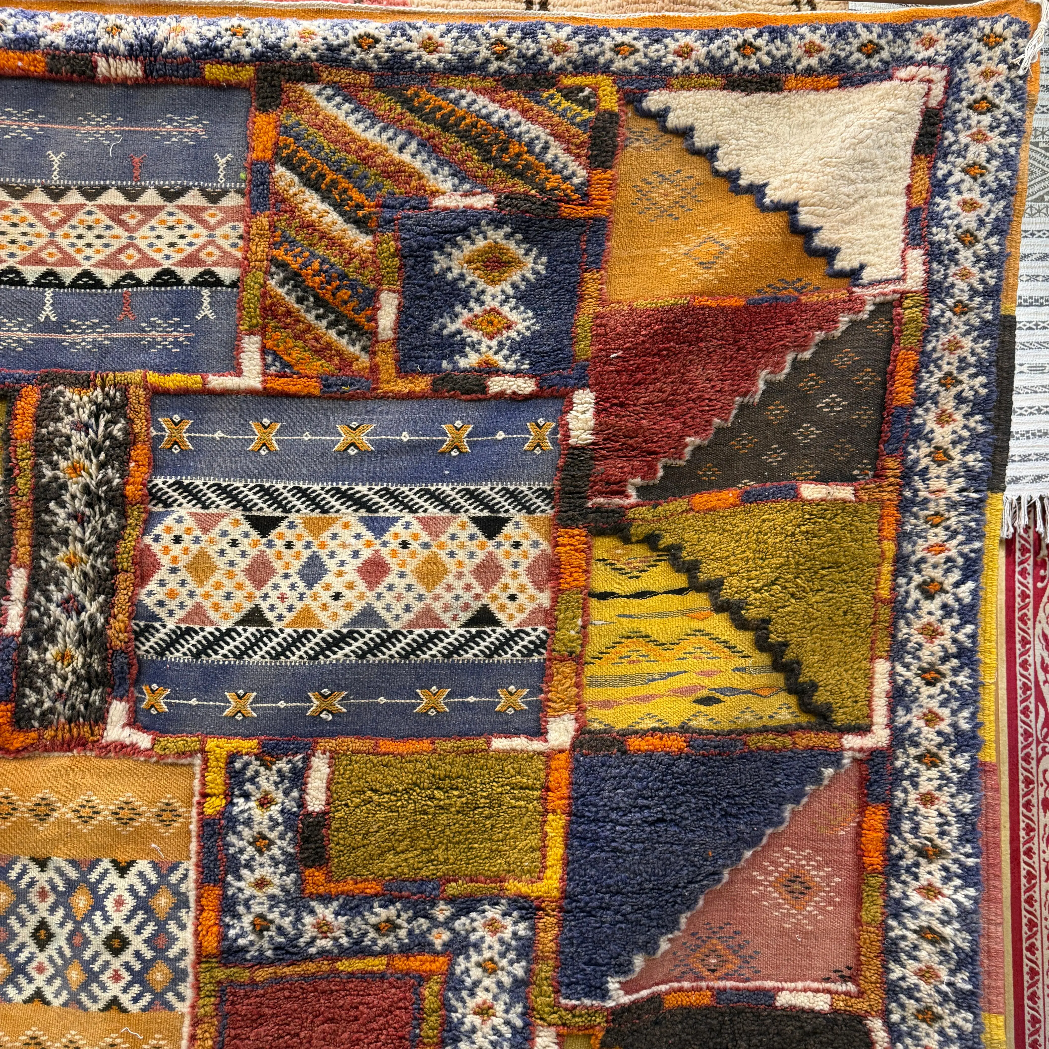 Gorgeous Moroccan Kilim | Multi-Color Berber Rug 300x200 cm | Interior Design Accent
