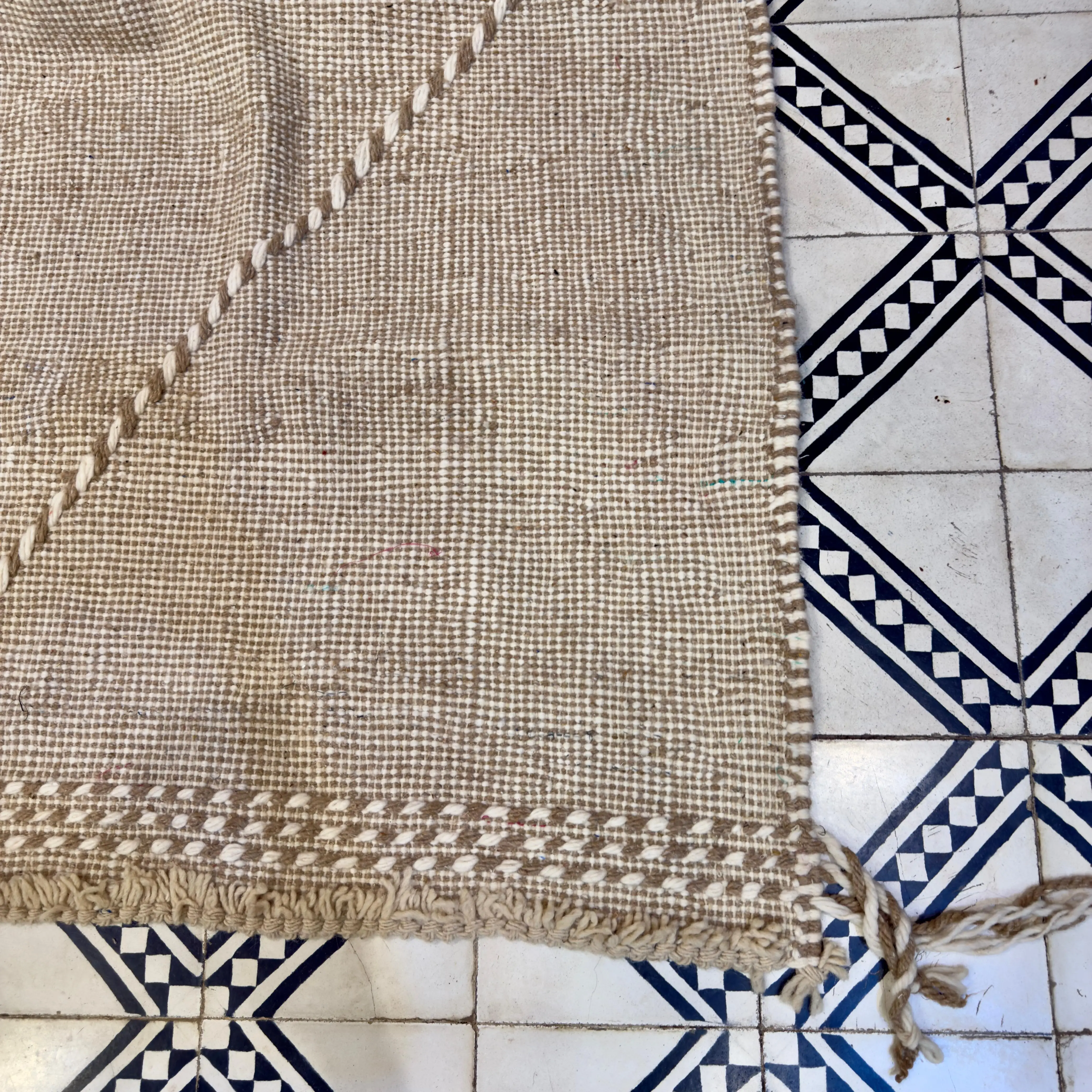 Vintage Large Kilim Rug | Handmade Area Carpet for Living Room