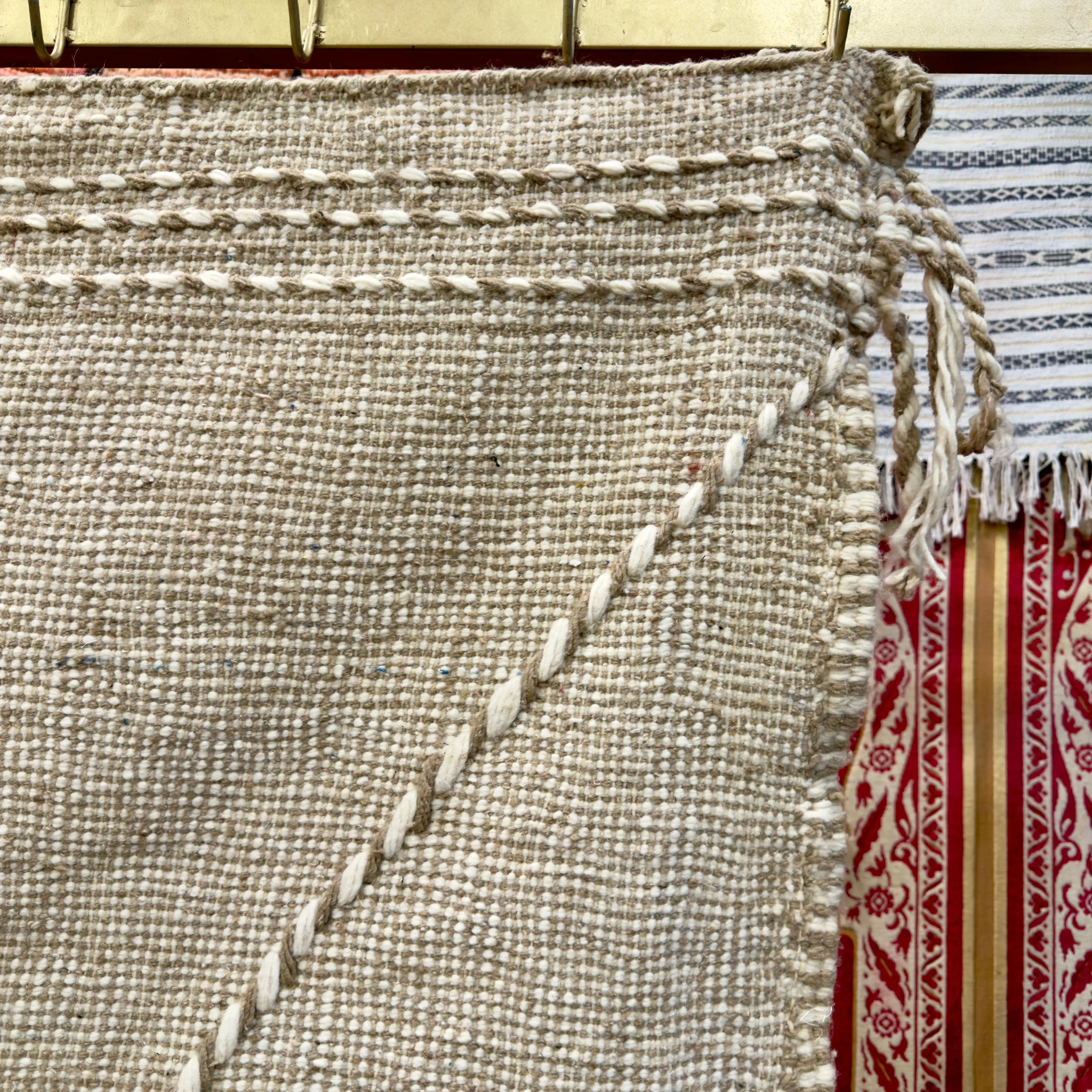 Vintage Large Kilim Rug | Handmade Area Carpet for Living Room
