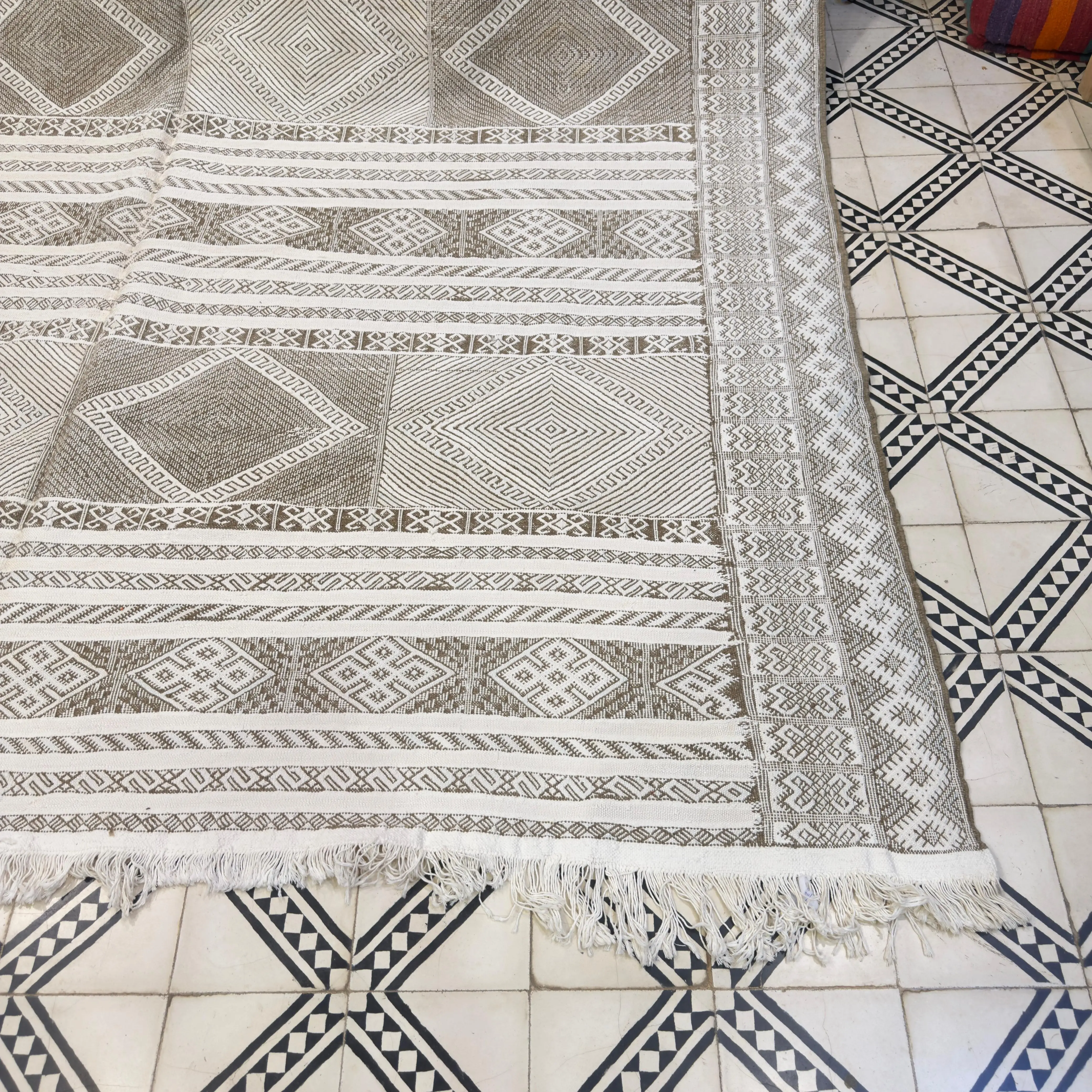 Handmade Moroccan Kilim Rug | Custom Wool Carpet