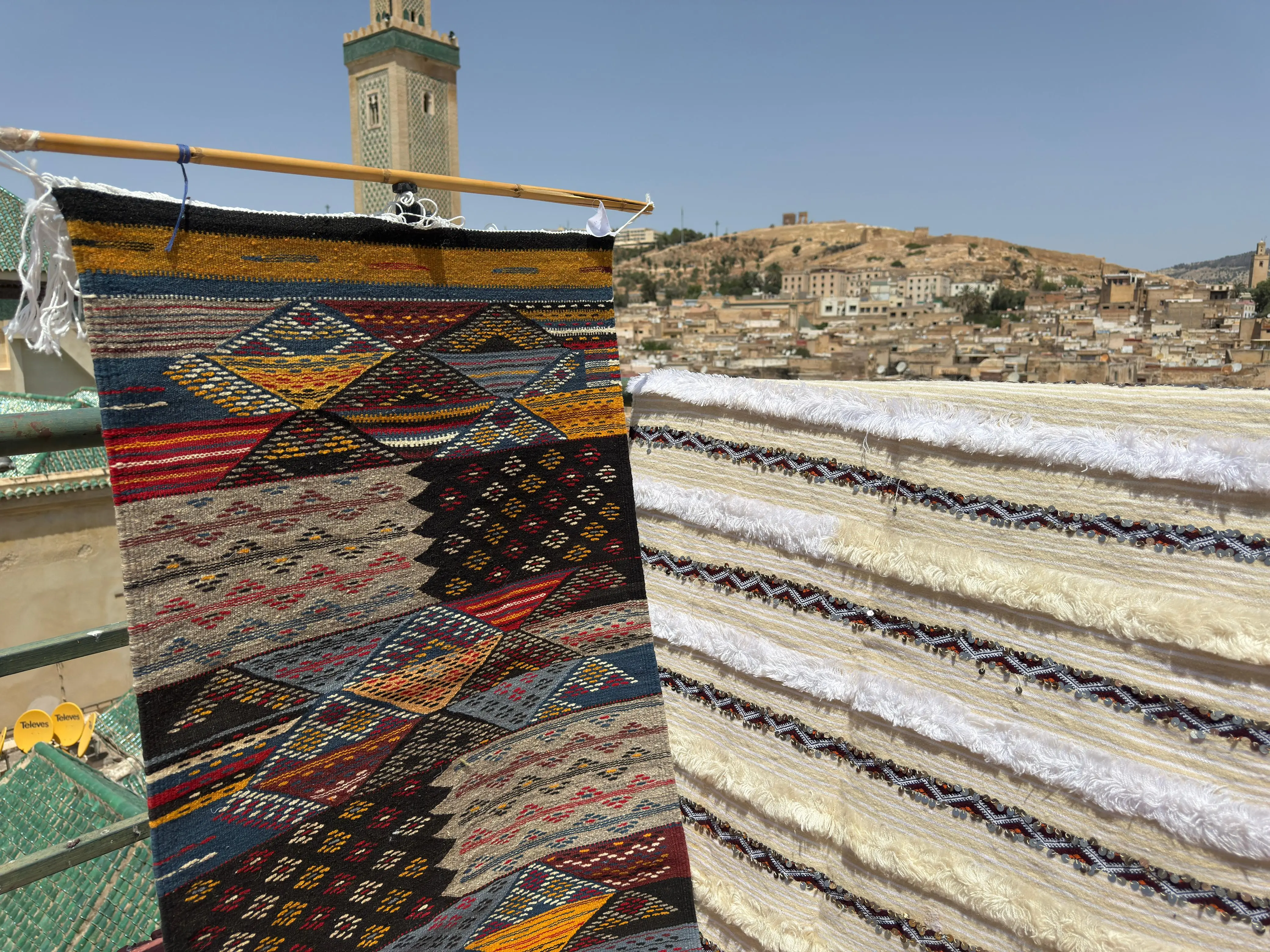 Picasso Berber Kilim Rug | Moroccan Art for Living Room Décor