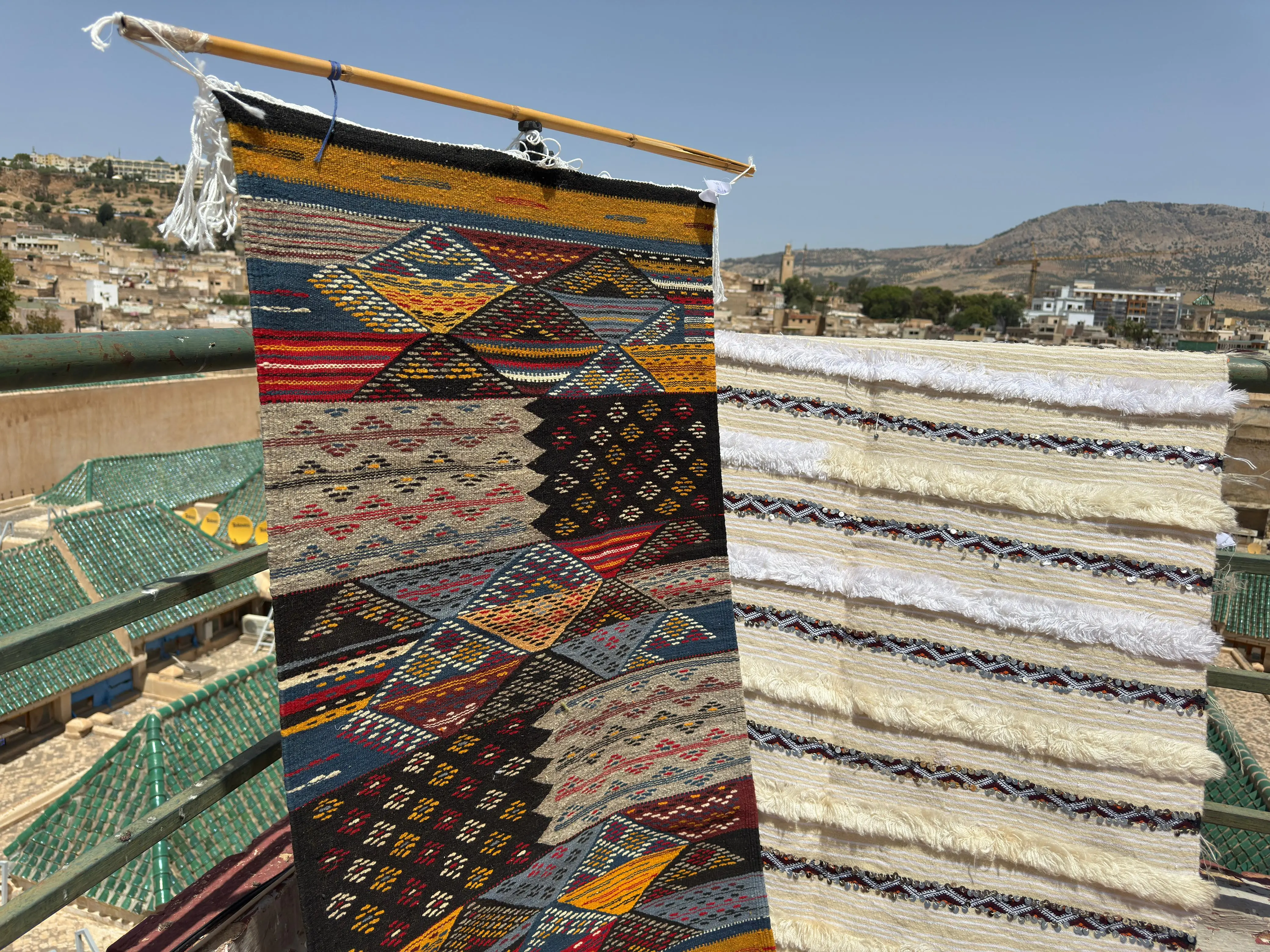 Picasso Berber Kilim Rug | Moroccan Art for Living Room Décor