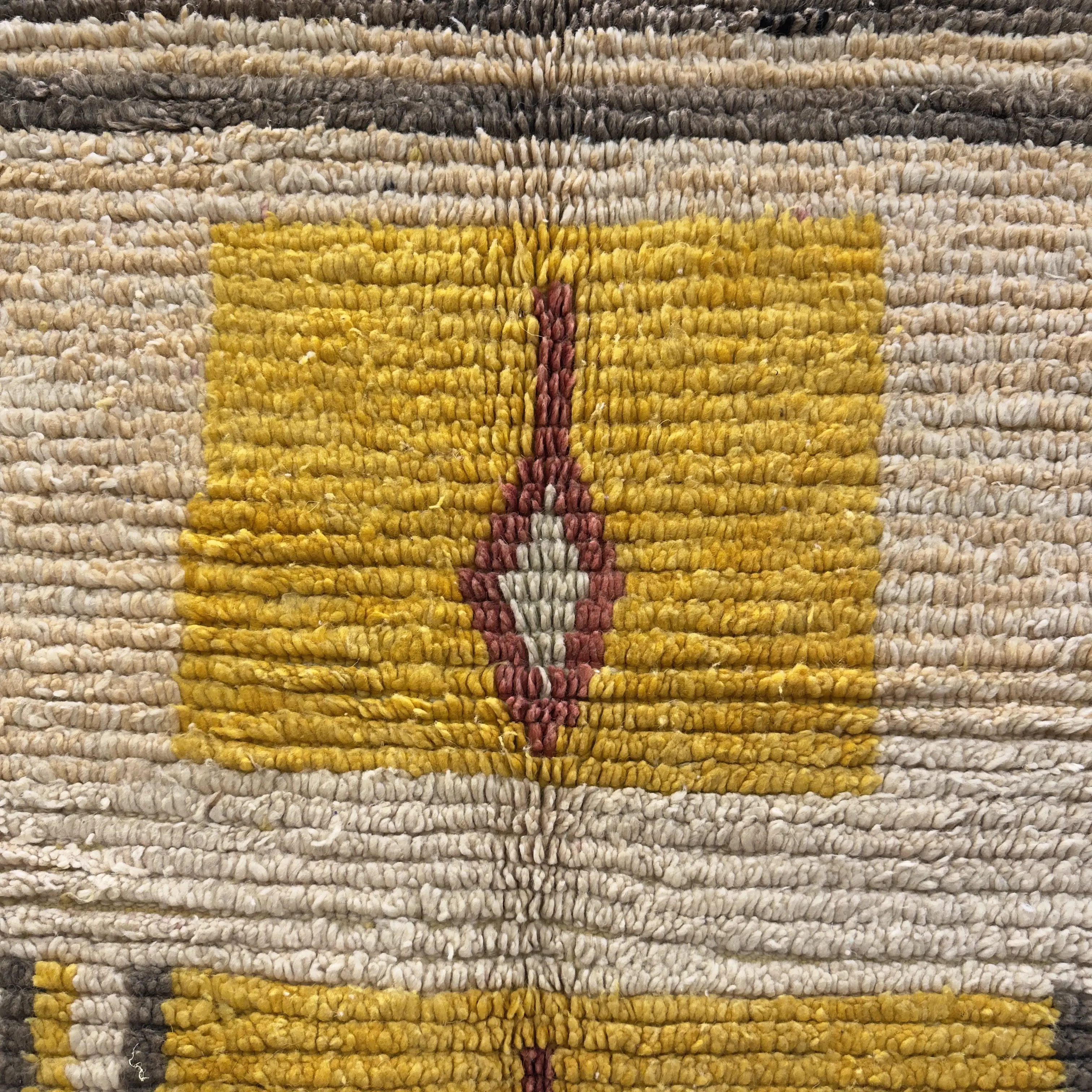 Custom Vintage Beni Ourain Moroccan Berber Rug – Handmade Moroccan Area Rug by MarocArtisan