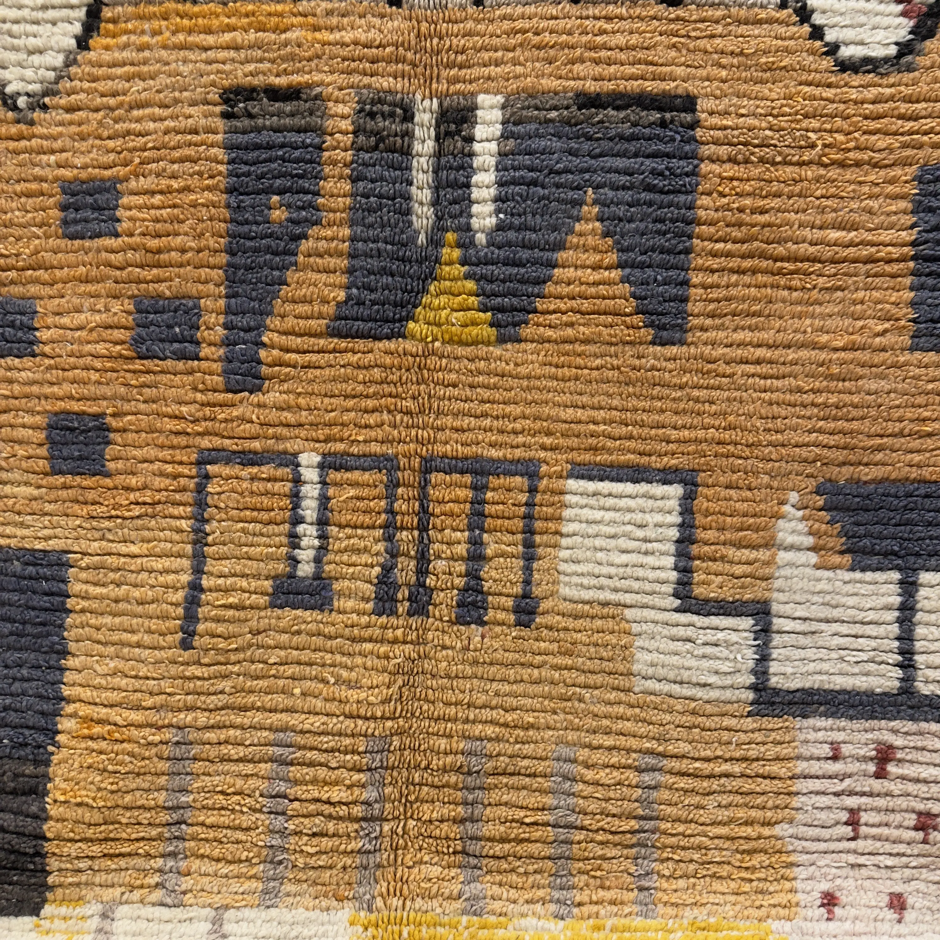Custom Vintage Beni Ourain Moroccan Berber Rug – Handmade Moroccan Area Rug by MarocArtisan