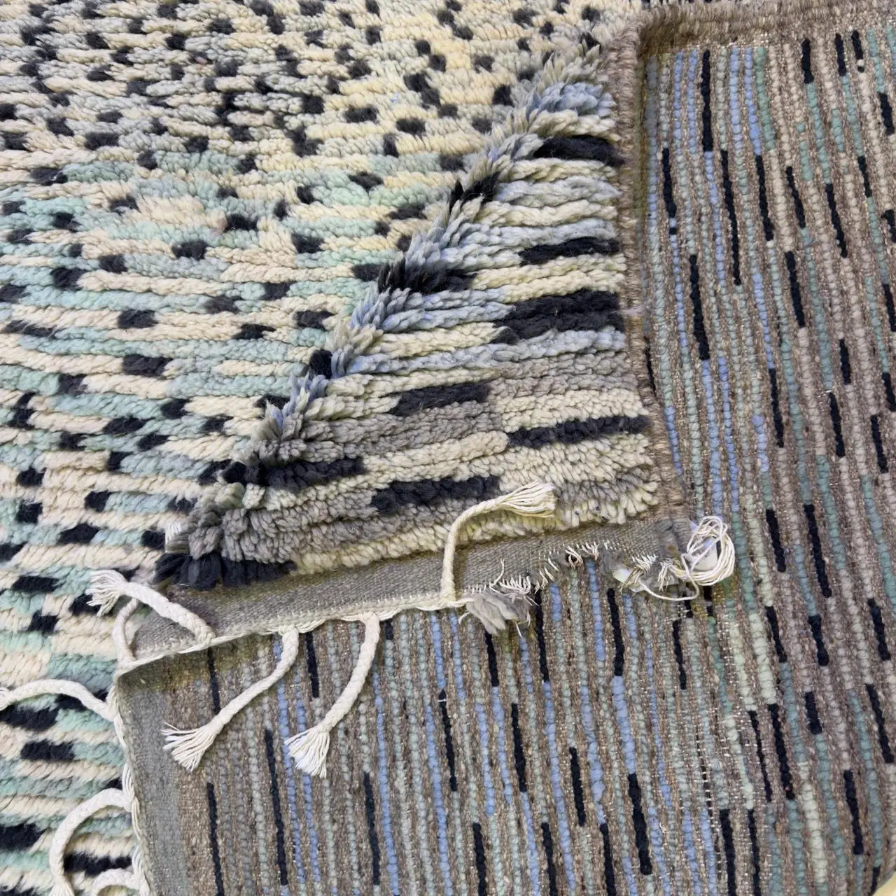 Hand-Knotted Moroccan Rug – Authentic Beni Ourain Berber Carpet from Morocco - 260/160CM/102.36 / 62.99 INCHES