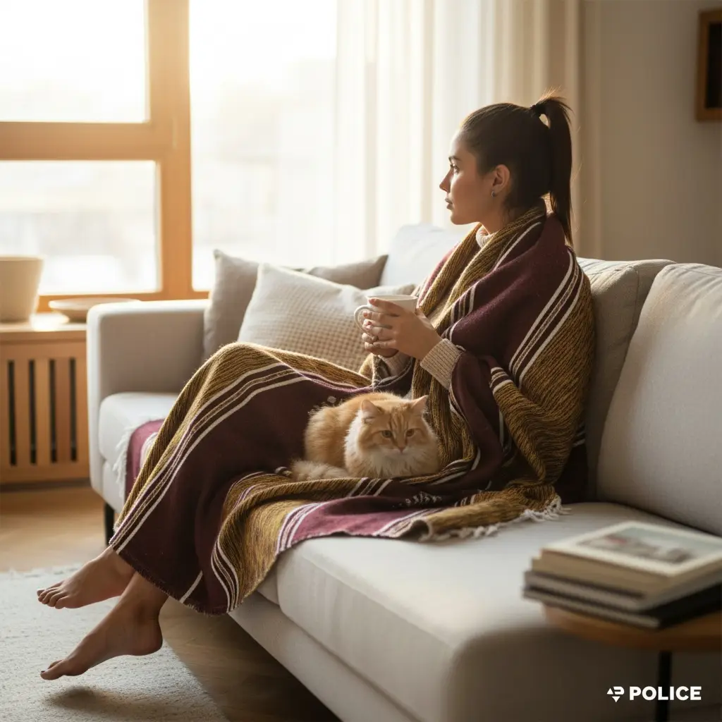 Couverture en coton et mouton fait main - 150*200CM/59*79 INCHE