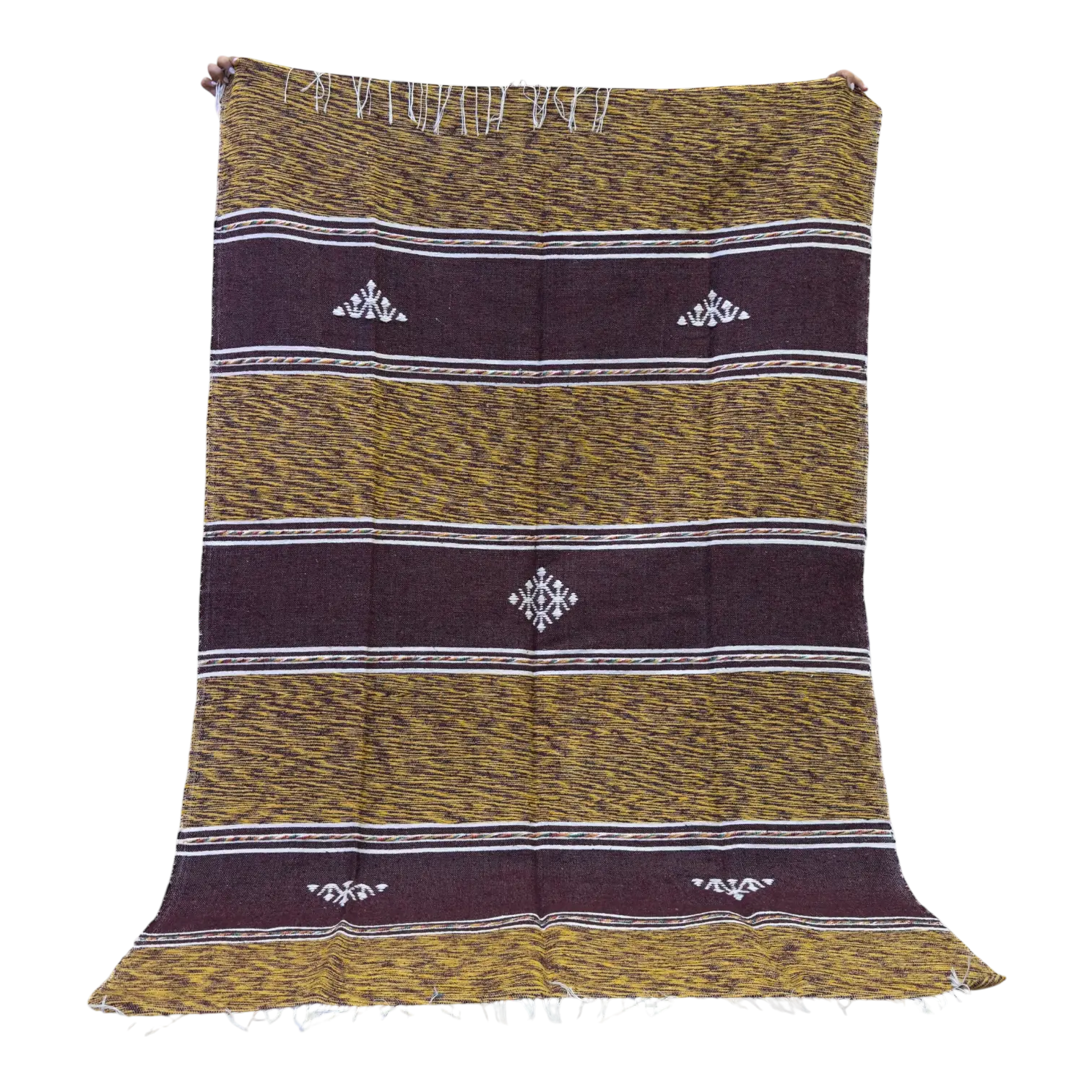 Couverture en coton et mouton fait main - 200*200CM/79*79 INCHES