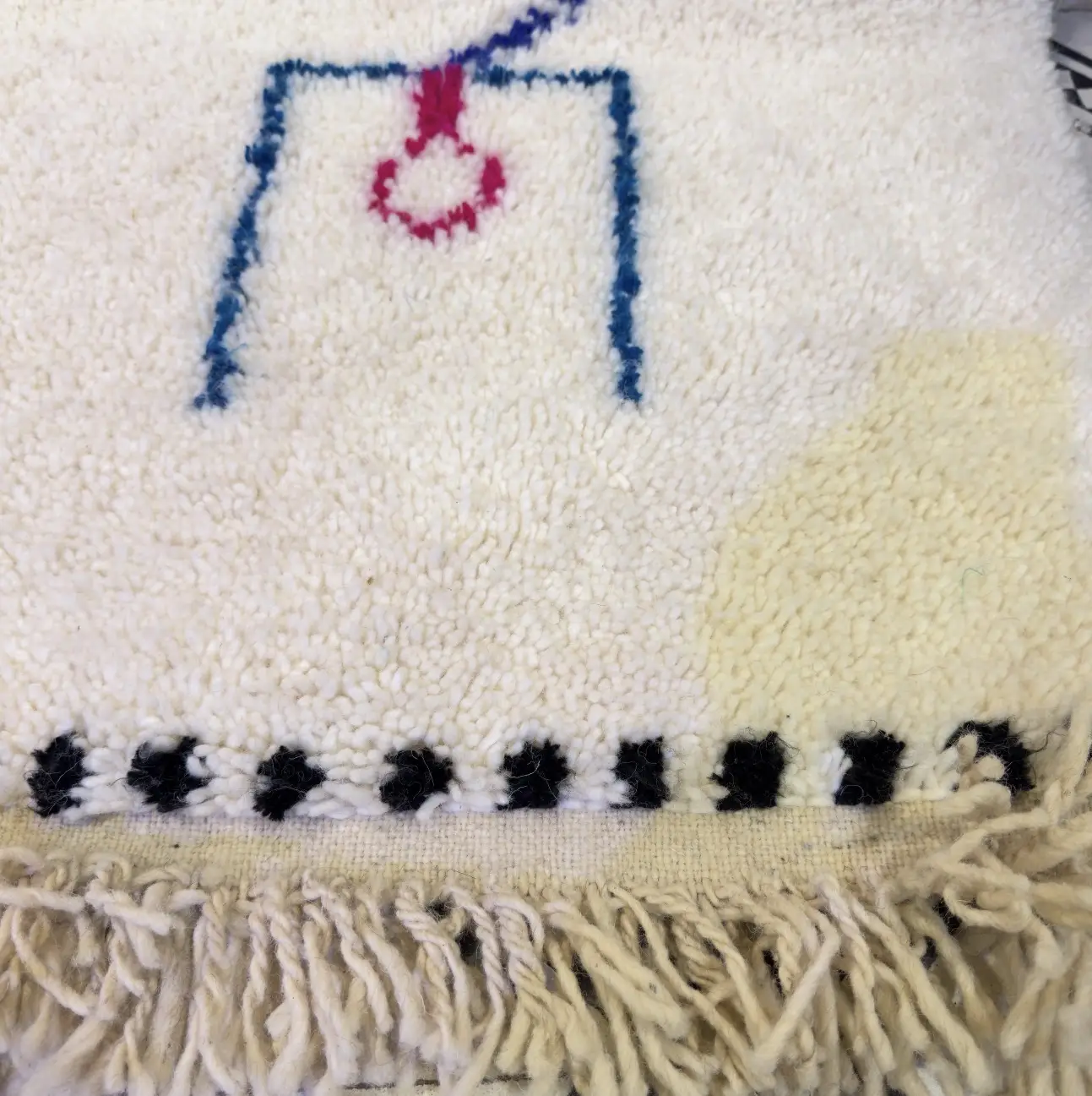 Authentic Moroccan Beni Ourain Rug – Handmade Wool Carpet by Berber Artisans | MarocArtisan Cooperative - Beni Ourain rug