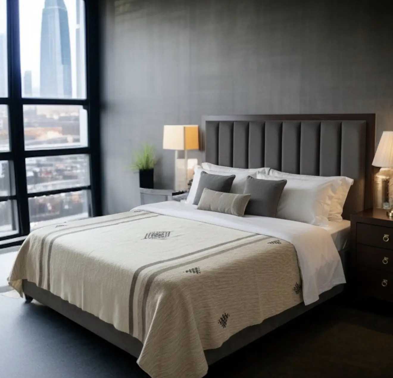 ive Sheep Wool & Dromedary Fibers | Authentic Artisan Throw - Artisanal Pillows & Handwoven Wool Blankets